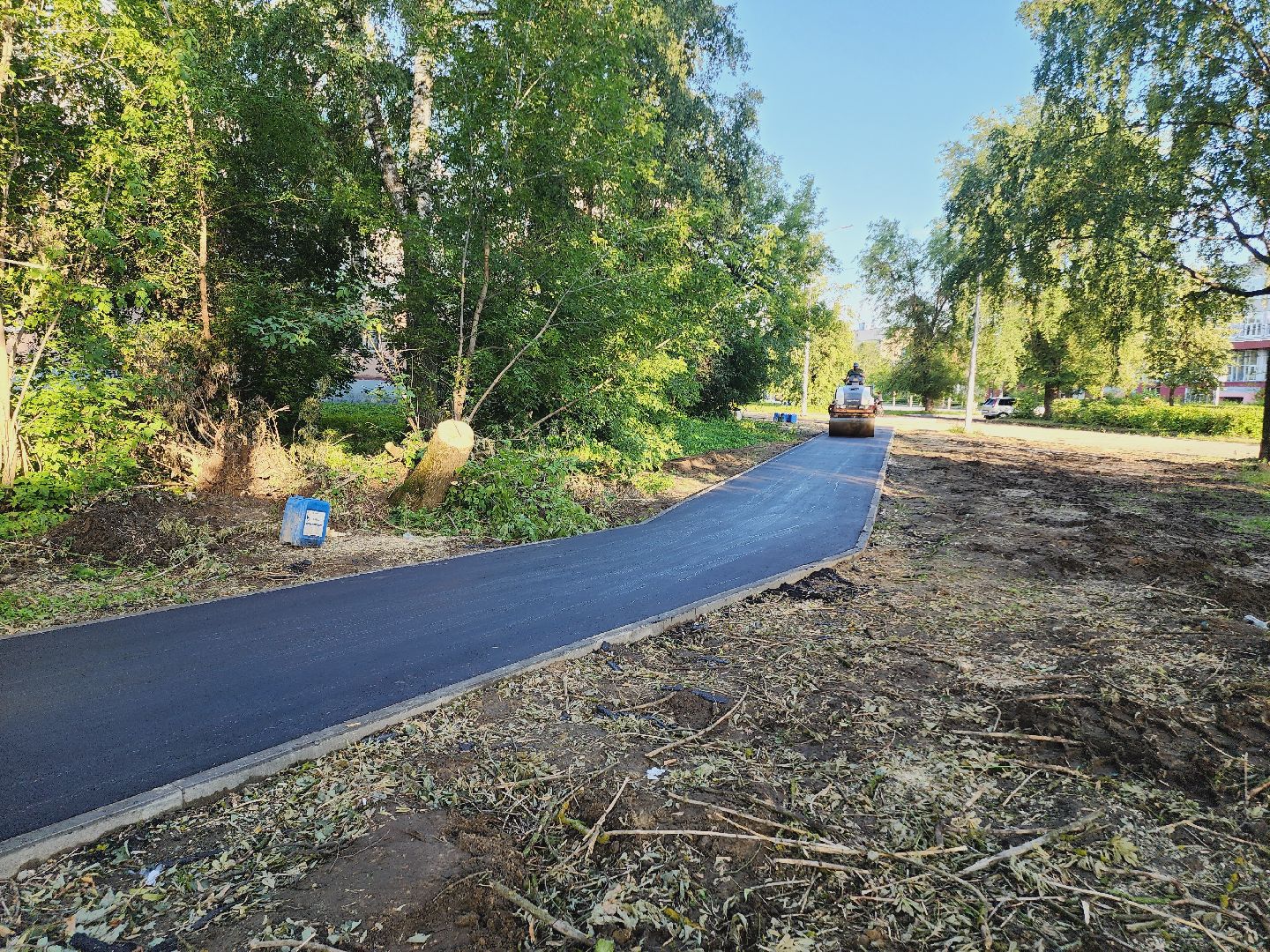 Егорьевск, Народная тропа, Дорожка, Асфальт, Подмосковье, Московская область,