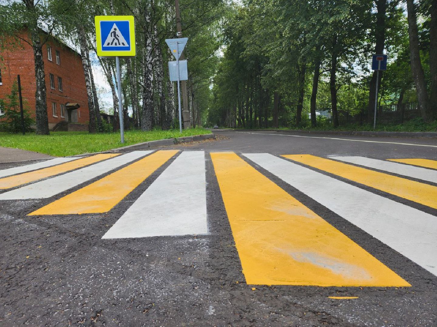 пущино, серпухов, дороги, пешеходная разметка, пешеходные переходы,