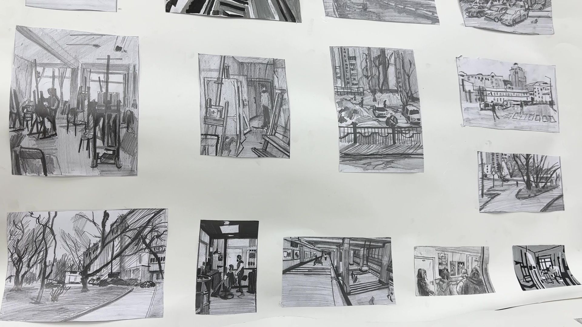 Реутов, библиотека, художник, картины, выставка, акварель, карандаш,