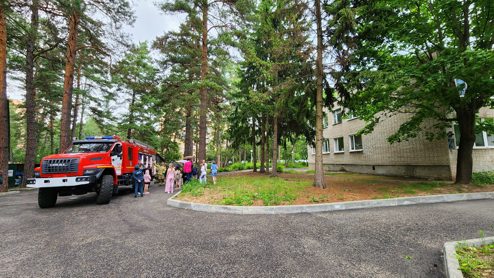 протвино, пожарная машина, дети, летний отдых, дк протон, дюц горизонт,