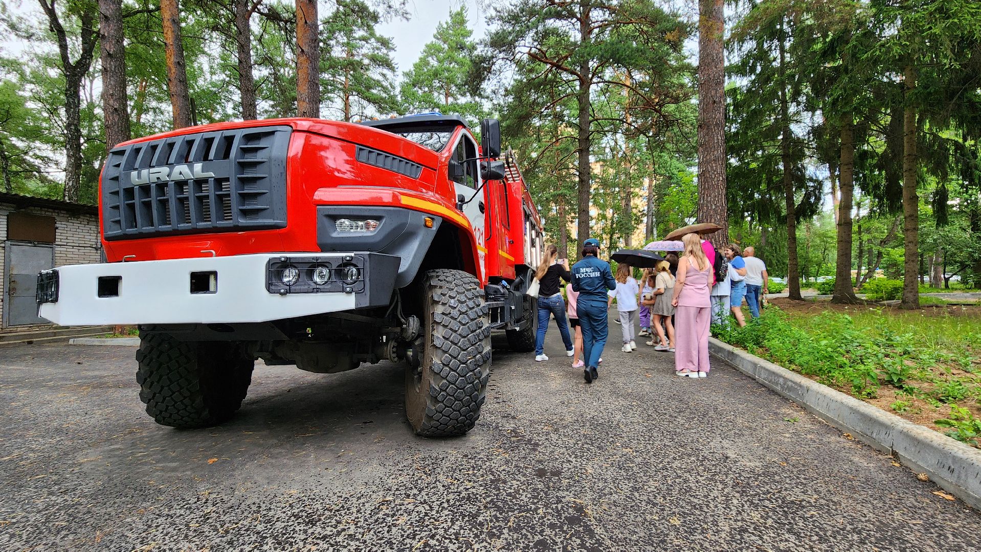 протвино, пожарная машина, дети, летний отдых, дк протон, дюц горизонт,