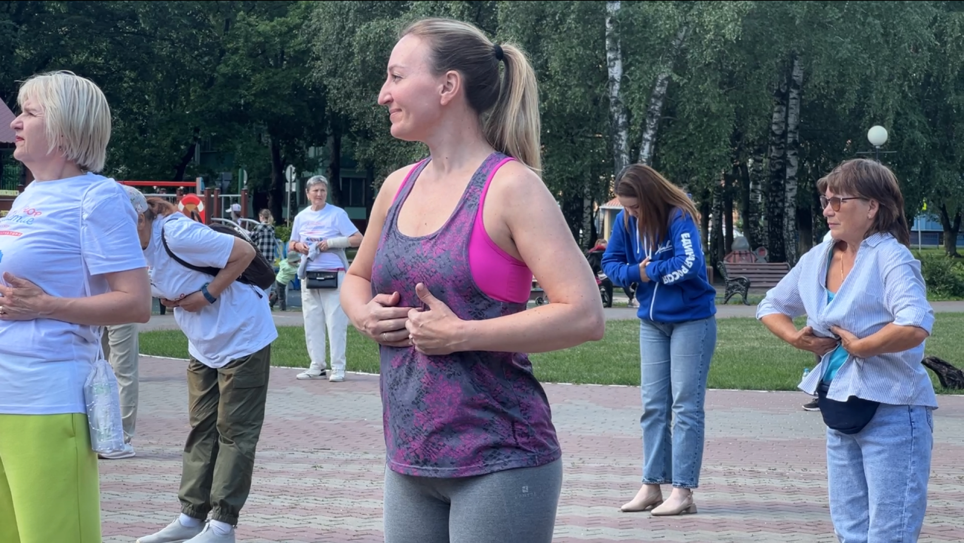 химки, спорт, активное долголетие, зарядка долголетов,