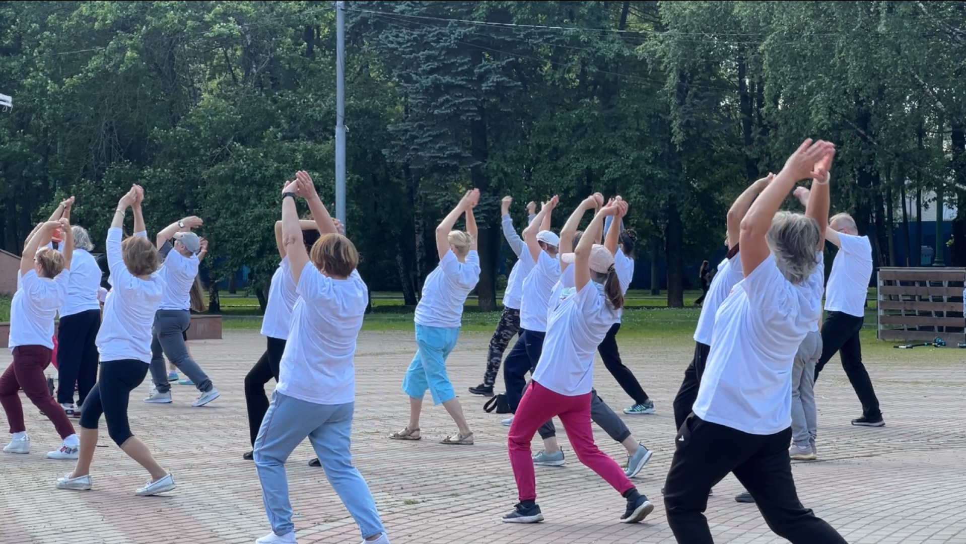 химки, спорт, активное долголетие, зарядка долголетов,