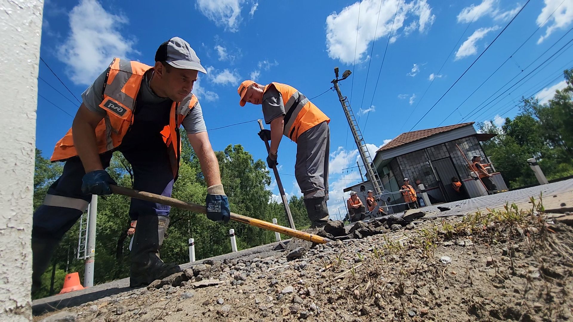 Одинцово, часцы, дороги, железнодорожный переезд, ремонт,