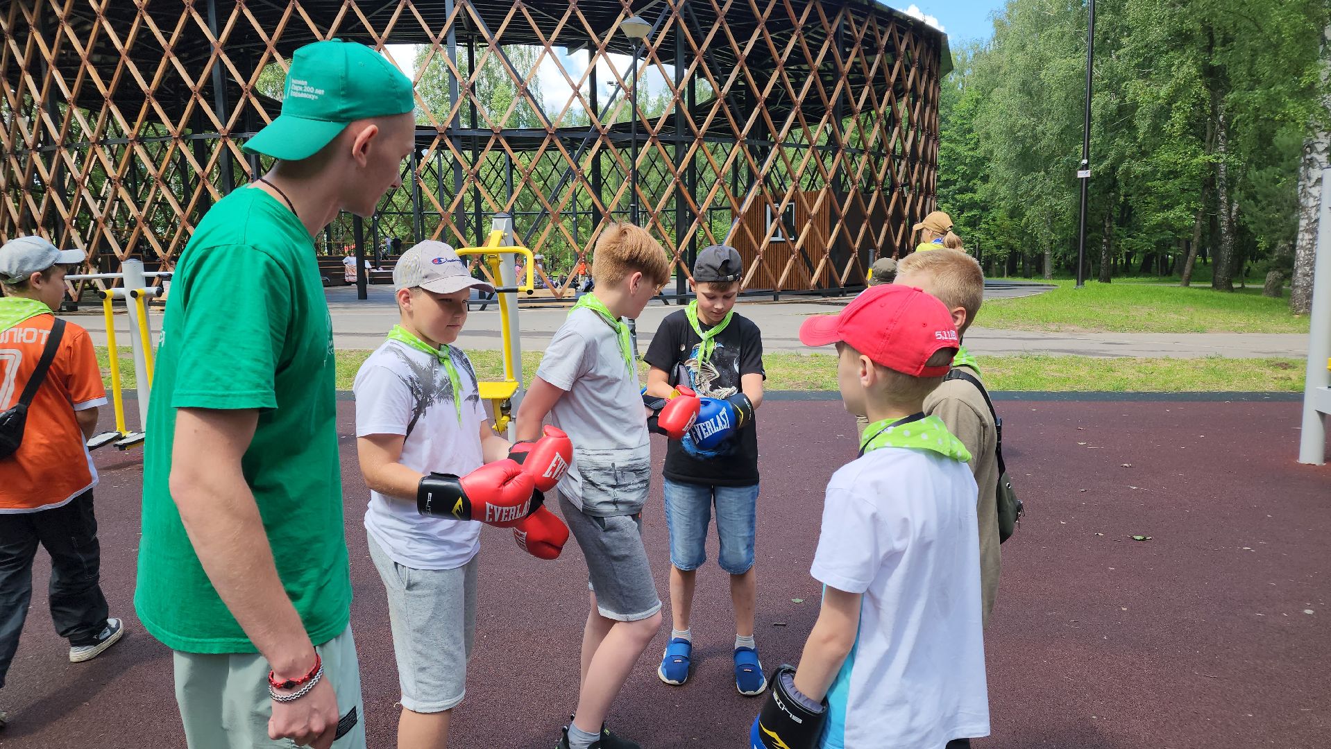 бокс, егорьевск, спорт, парк, тренировка, воздух,