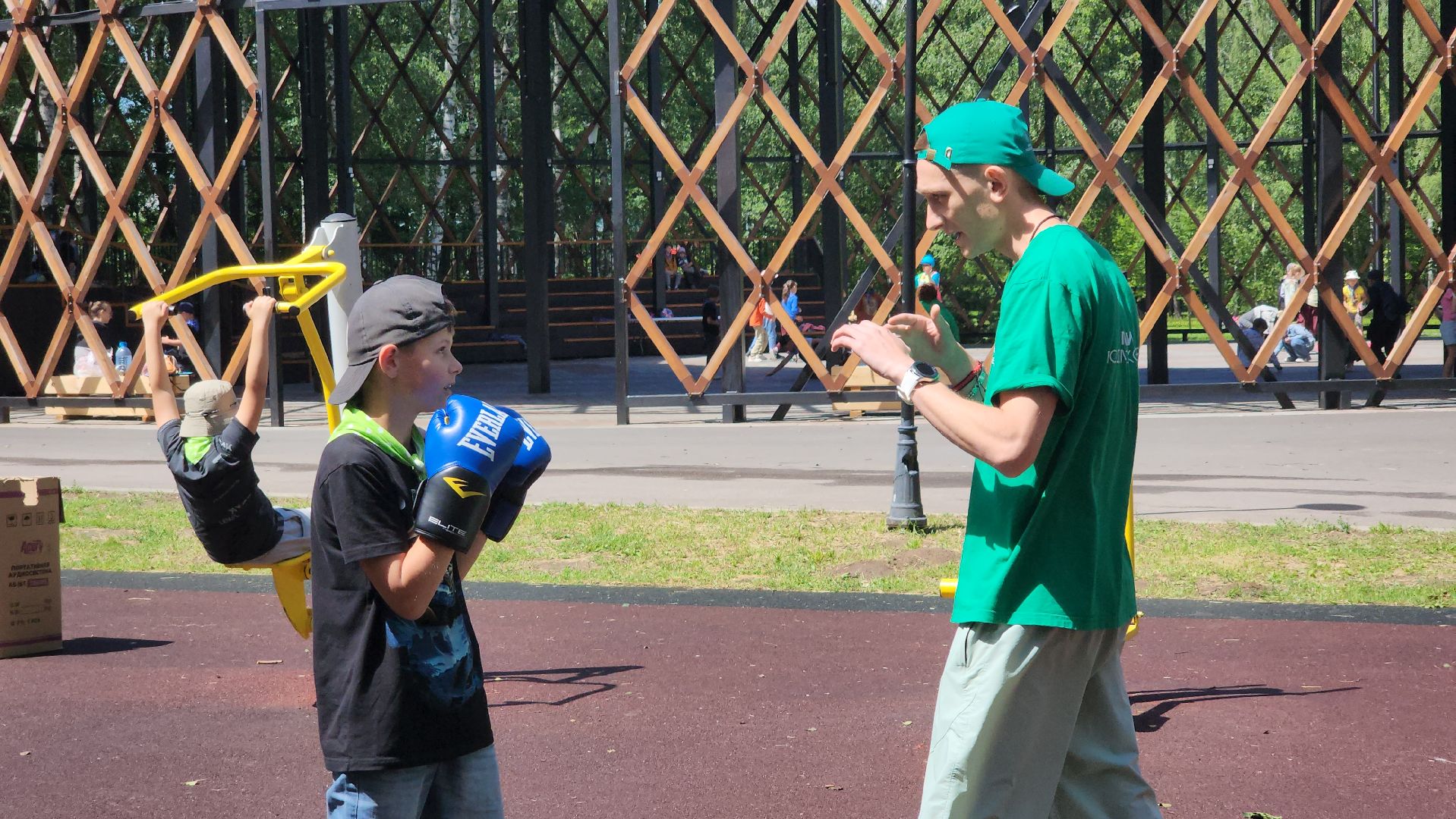 бокс, егорьевск, спорт, парк, тренировка, воздух,