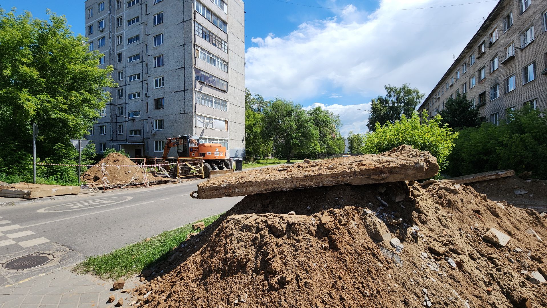жкх, коммунальная авария, Лосино-Петровский,