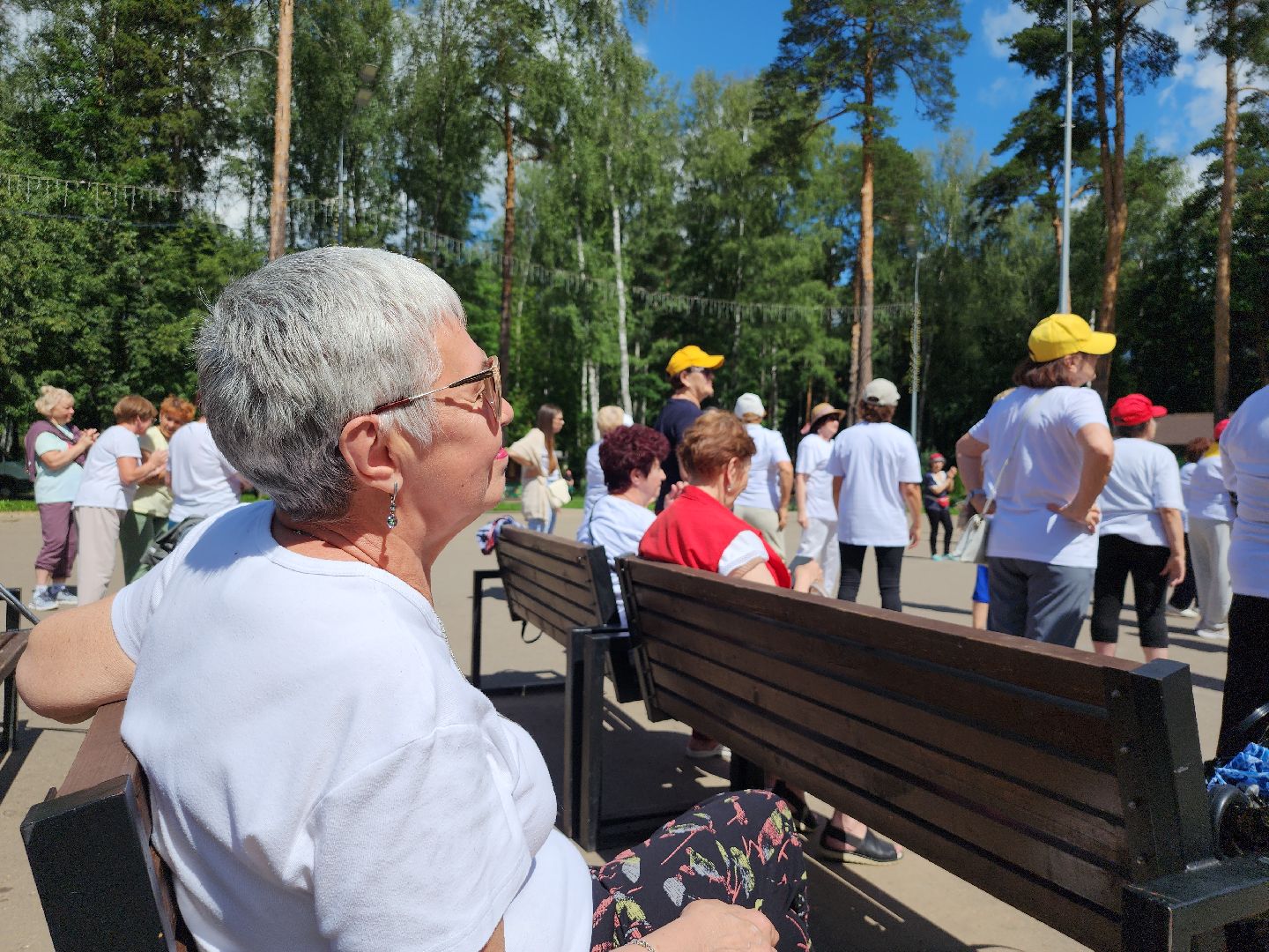Активное долголетие, Зарядка долголетов, Центральный парк, Ногинск, Богородский городской округ,