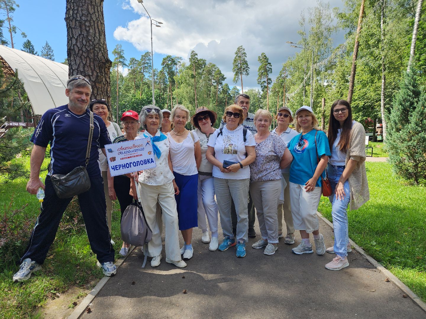Активное долголетие, Зарядка долголетов, Центральный парк, Ногинск, Богородский городской округ,
