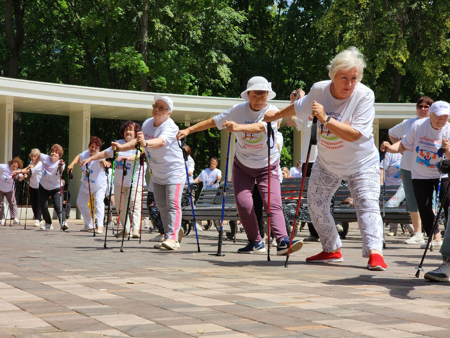 активное долголети, зарядка долголетов, Подольск, Олимпийская чемпионка,