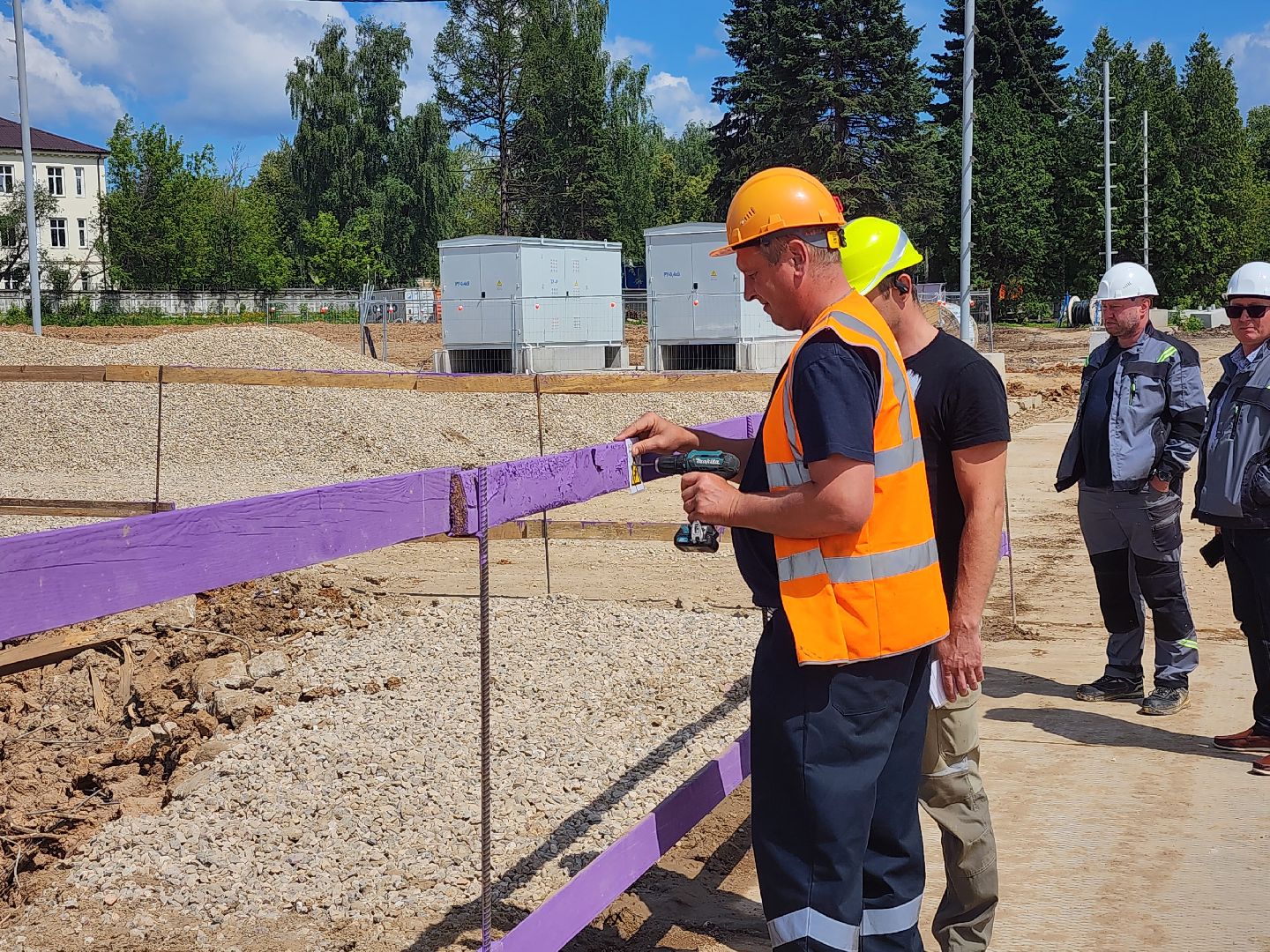 комплексное благоустройство, Стоитество жк, мытищи,