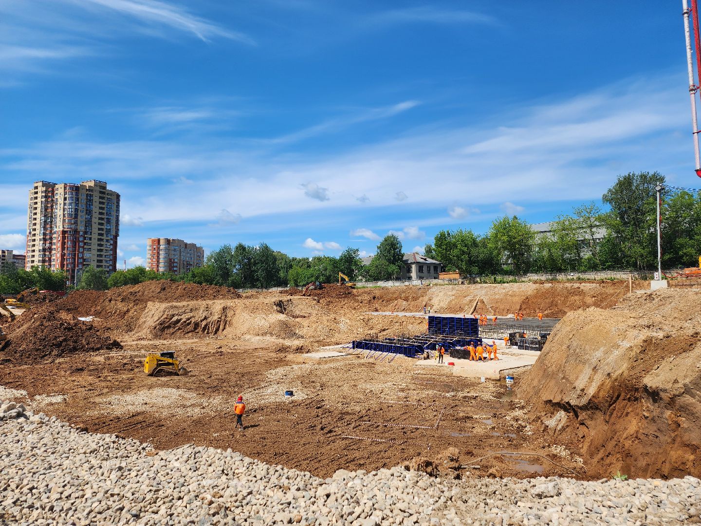 комплексное благоустройство, Стоитество жк, мытищи,