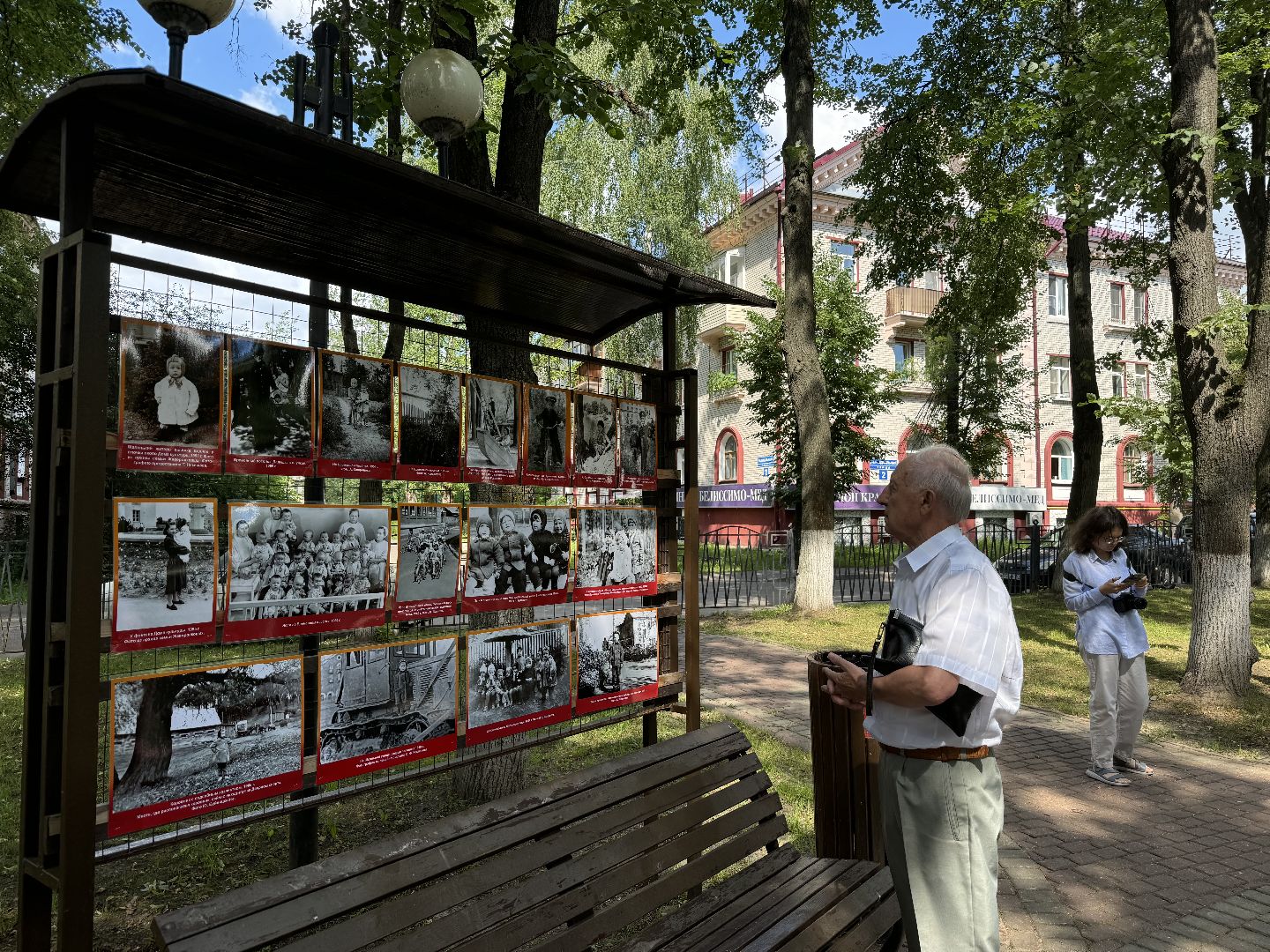 Выставка, Сквер Юность, Город Видное, Фотографии, Экспозиция,