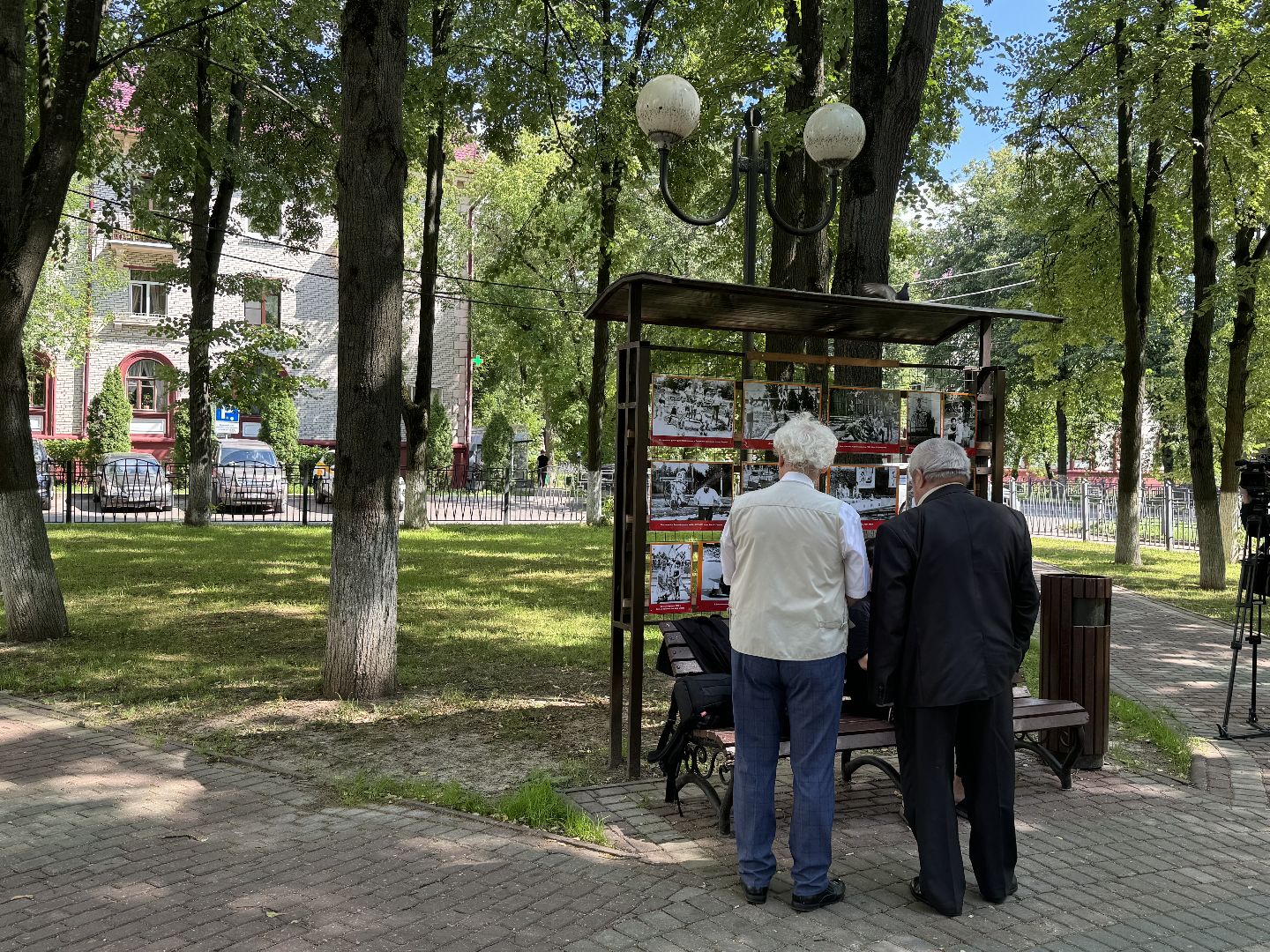 Выставка, Сквер Юность, Город Видное, Фотографии, Экспозиция,
