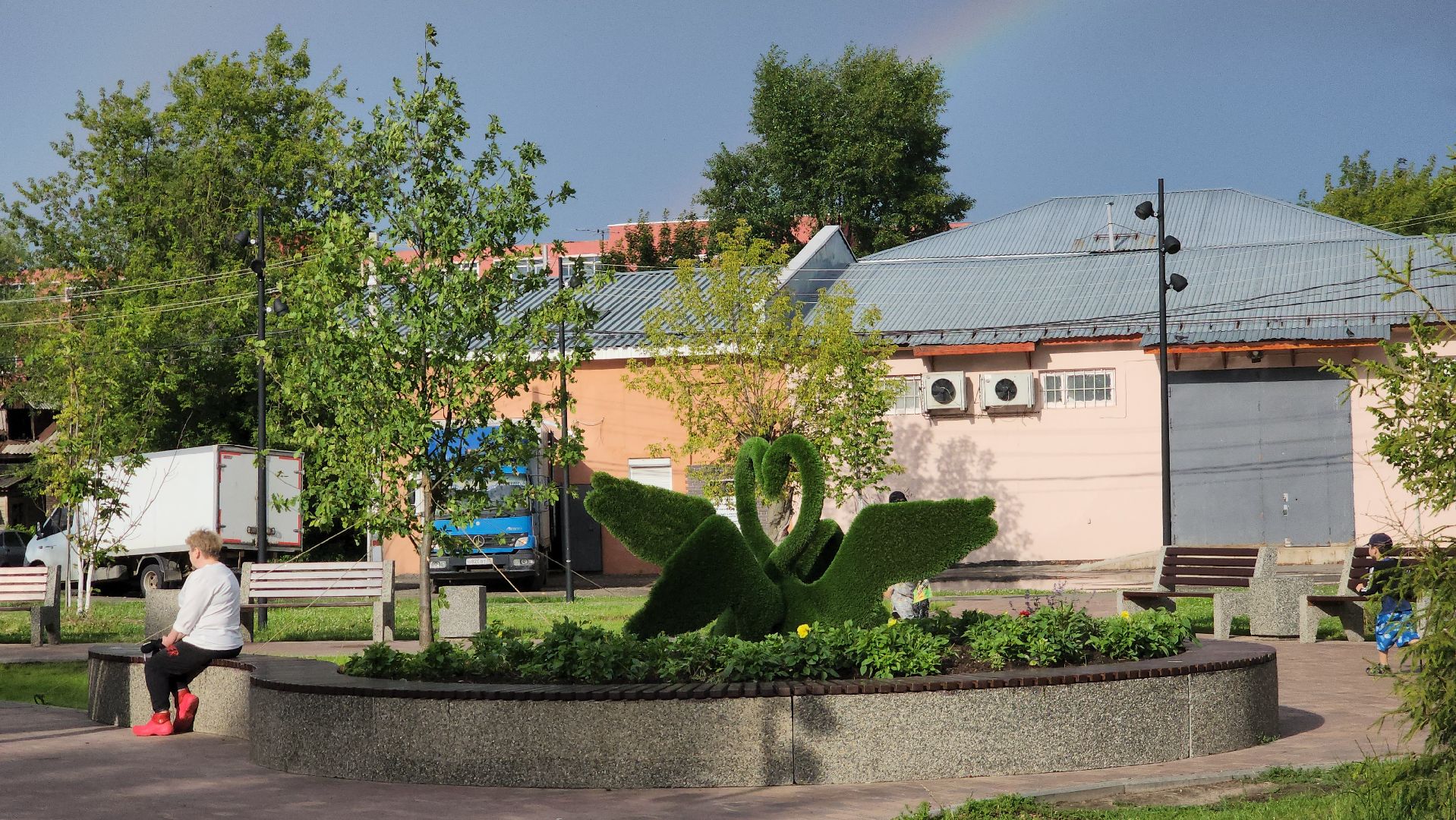 Павловский Посад, Городской округ Павловский Посад, Благоустройство, Ремонт, Сквер, Дуб,