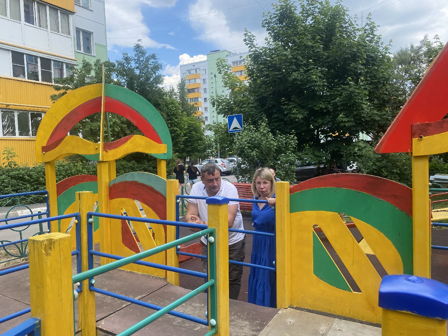 детская площадка Власиха, ДИП Власиха, МАФ Власиха, ремонт МАФ, состояние детский площадок,