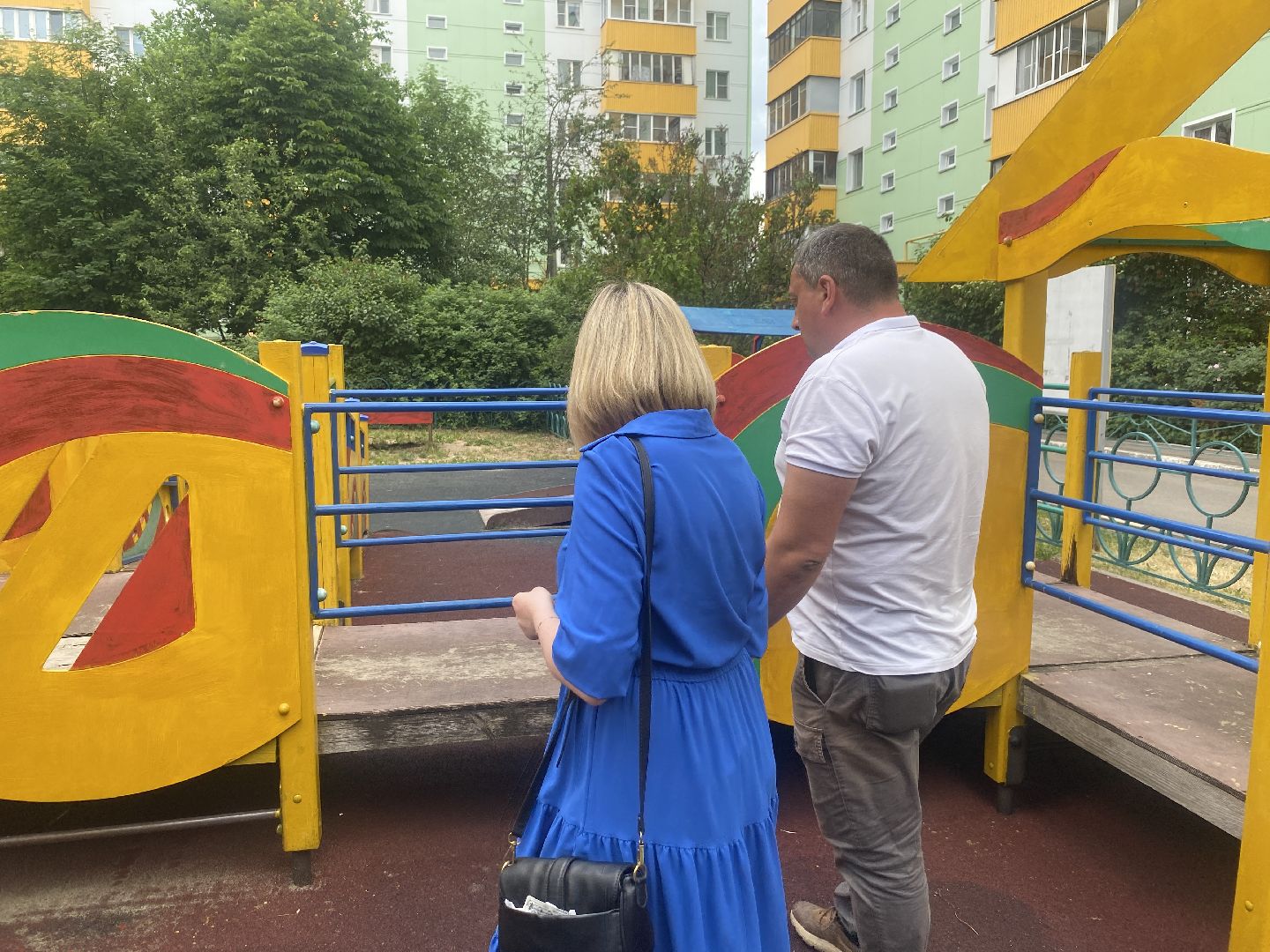 детская площадка Власиха, ДИП Власиха, МАФ Власиха, ремонт МАФ, состояние детский площадок,