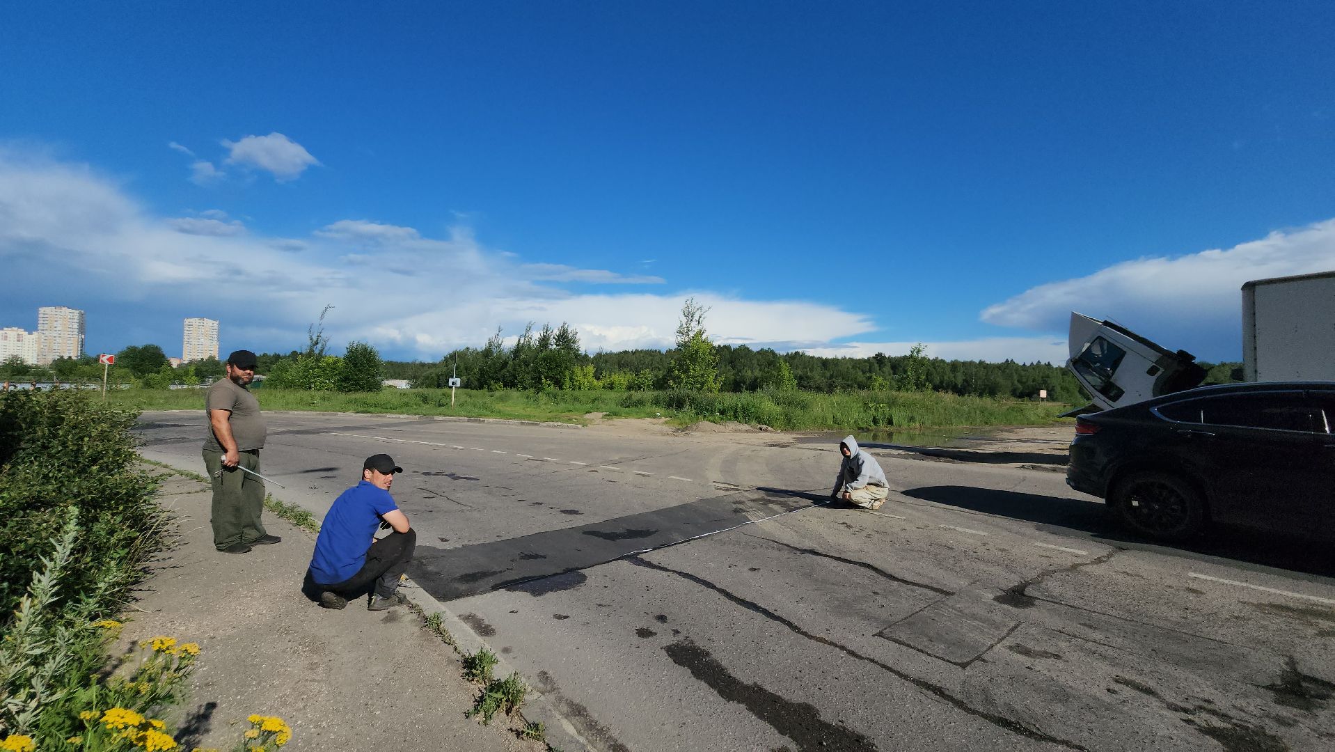 Дороги, ямочный ремонт, Лобня,