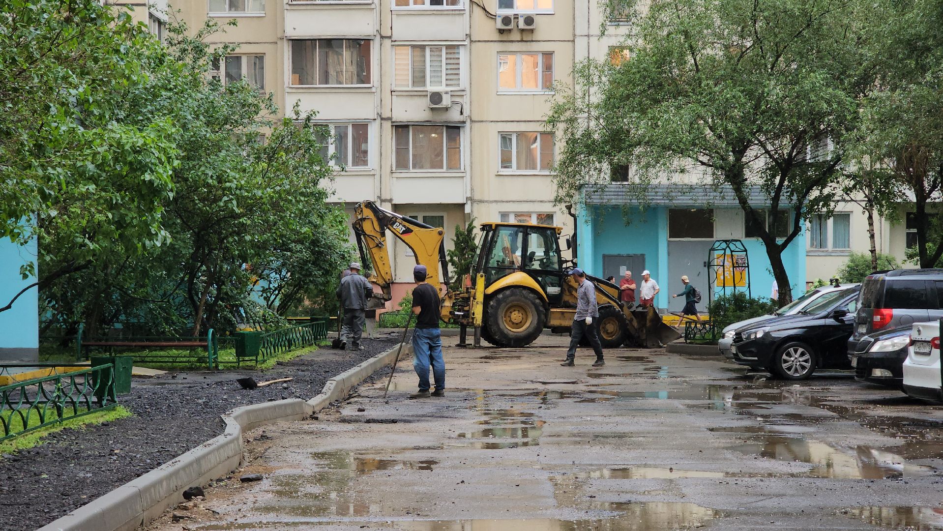 благоустройство дворовой территории, модернизация детской площадки, благоустройство, котельники, белая дача,