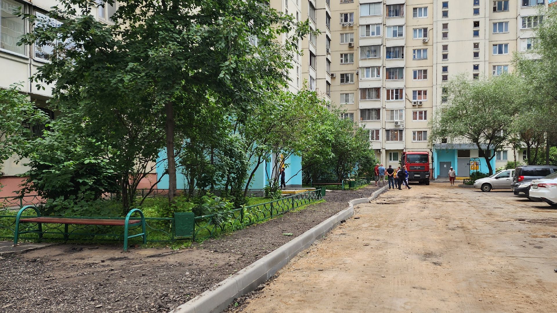 благоустройство дворовой территории, модернизация детской площадки, благоустройство, котельники, белая дача,