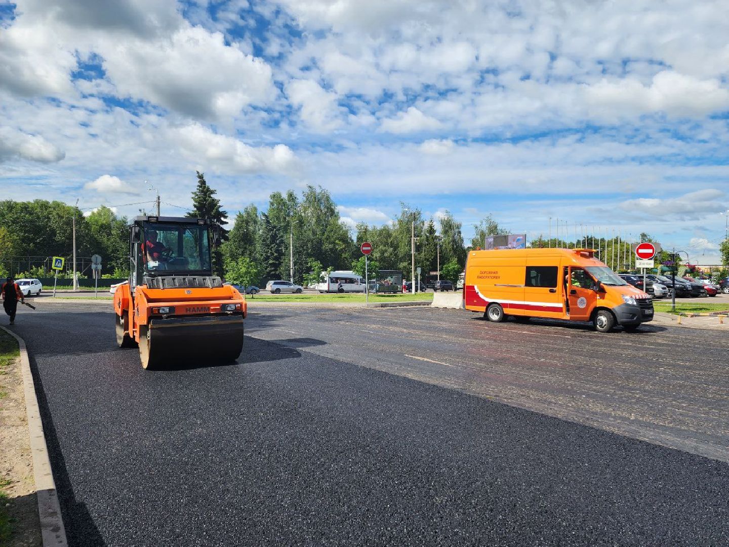 чехов, дороги, ремонт, асфальтирование дорог, дорожное покрытие,