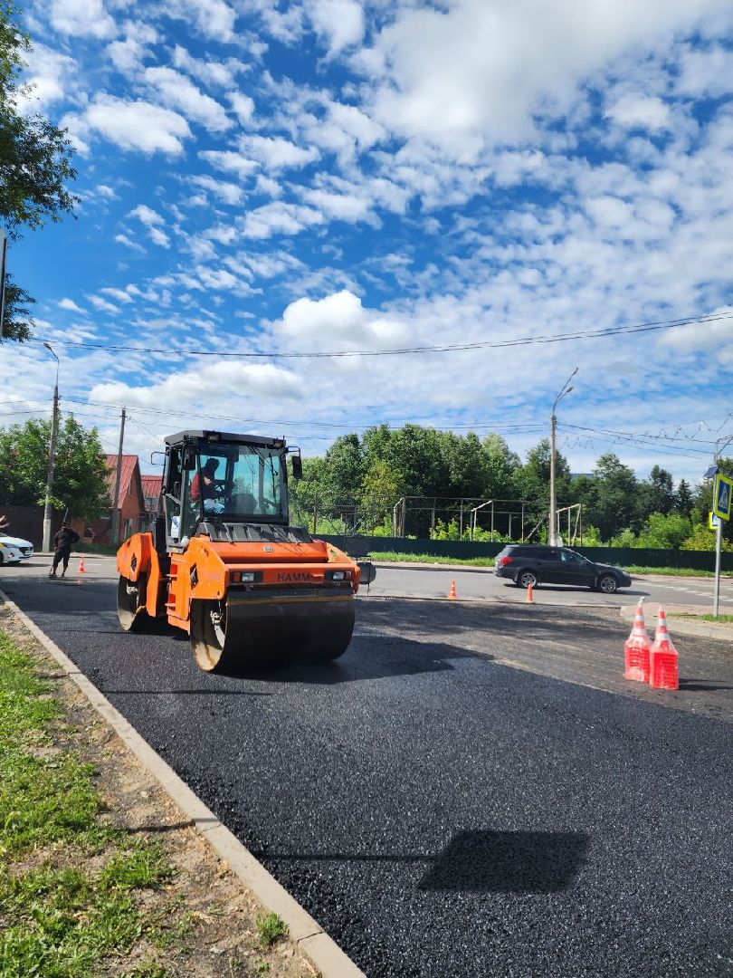 чехов, дороги, ремонт, асфальтирование дорог, дорожное покрытие,
