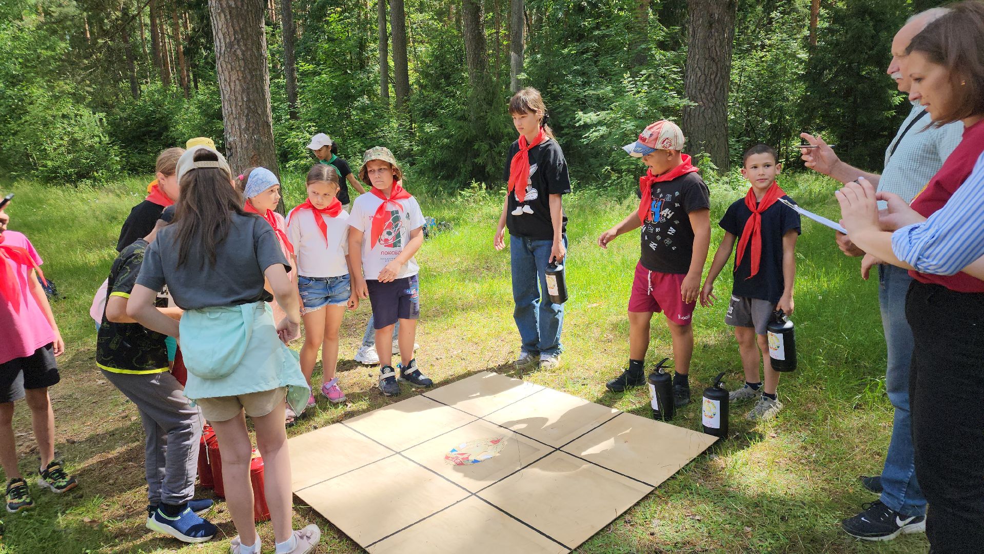 егорьевск, дети, день юного пожарного, пожарные, спасатели, игры,