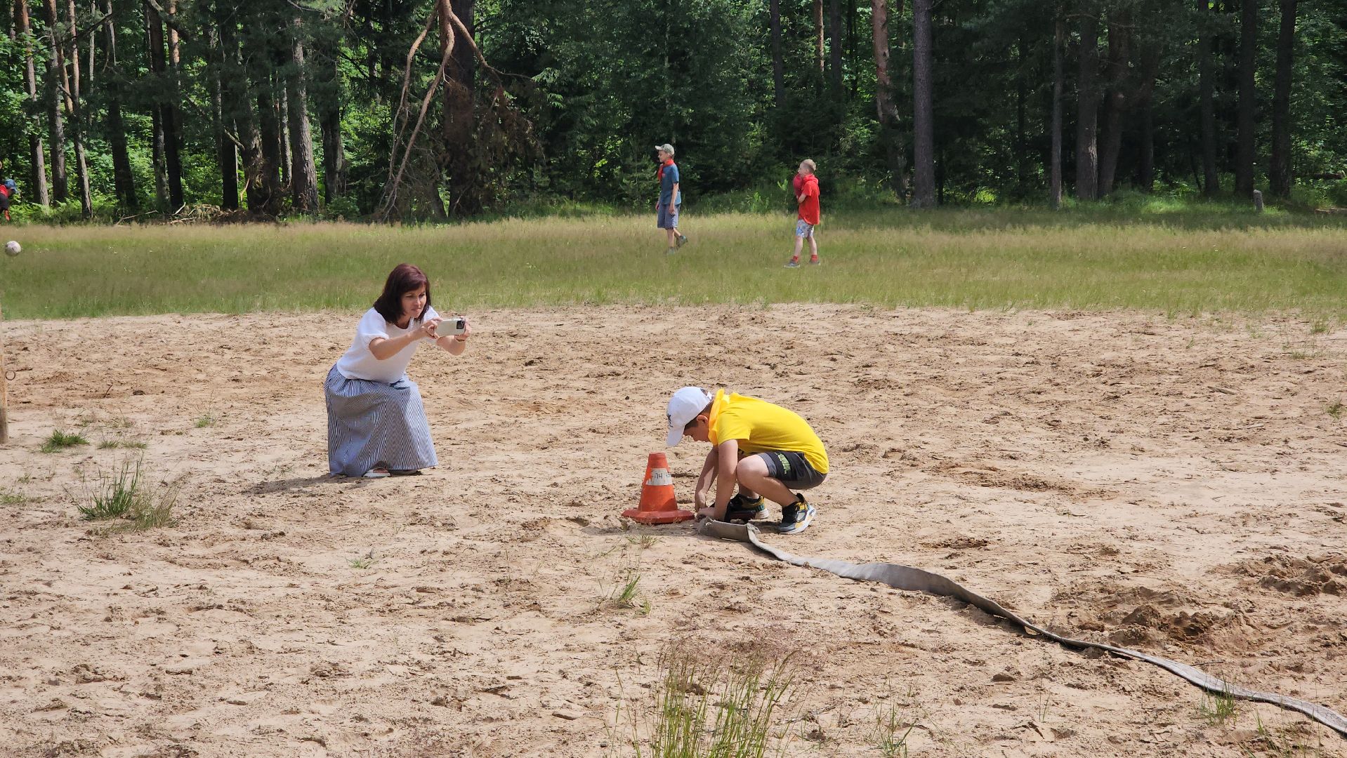 егорьевск, дети, день юного пожарного, пожарные, спасатели, игры,
