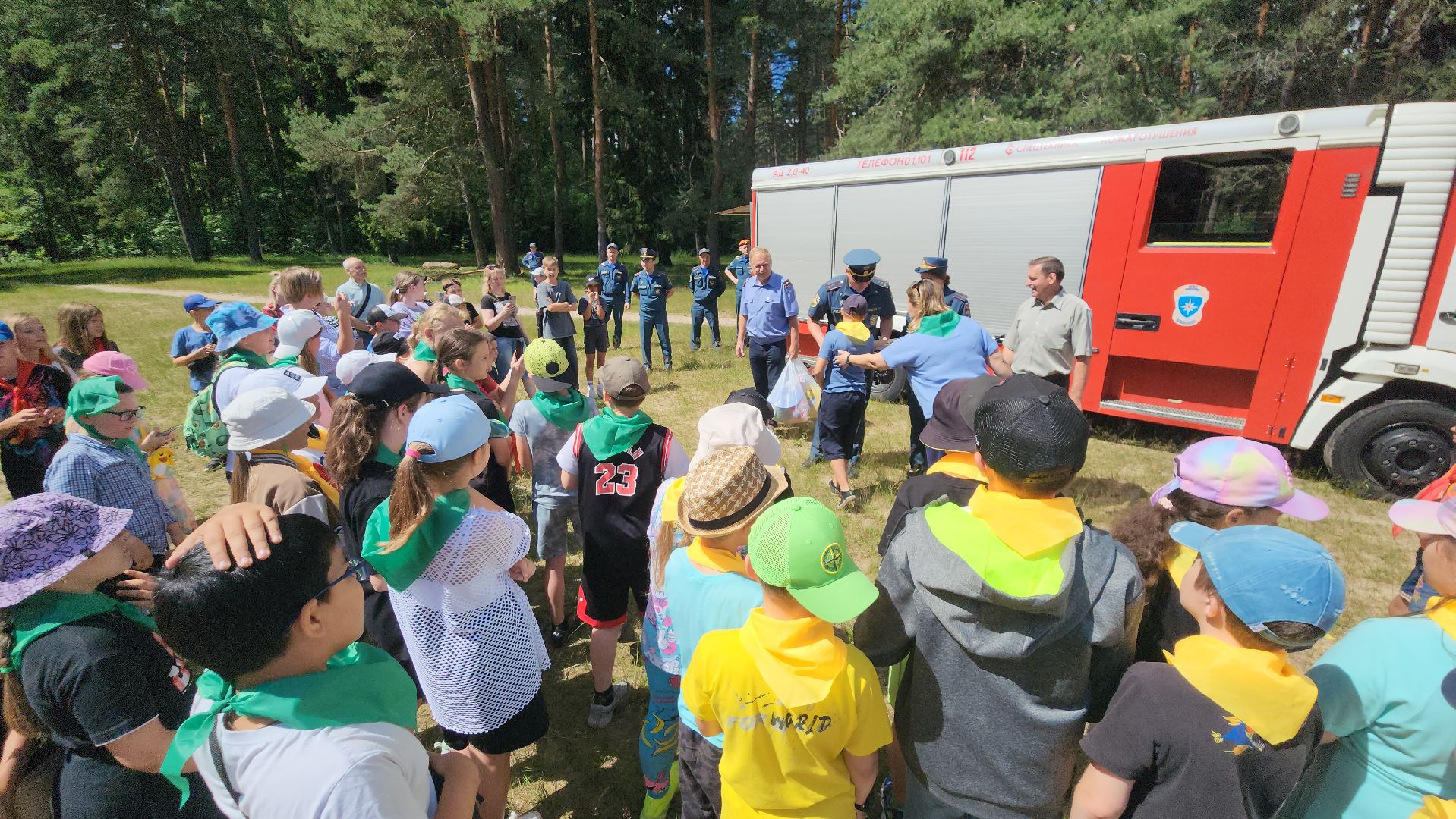 егорьевск, дети, день юного пожарного, пожарные, спасатели, игры,