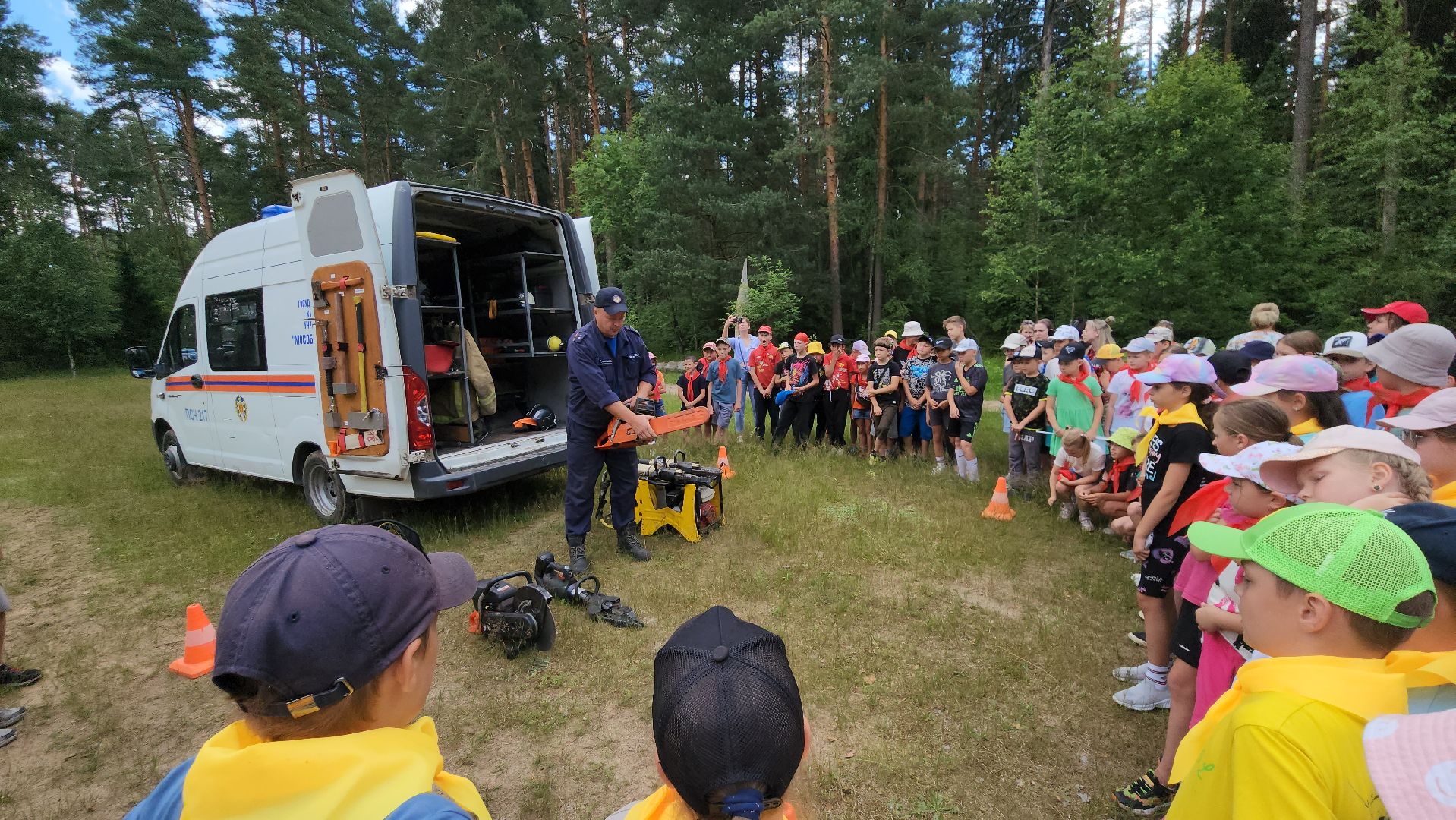 егорьевск, дети, день юного пожарного, пожарные, спасатели, игры,