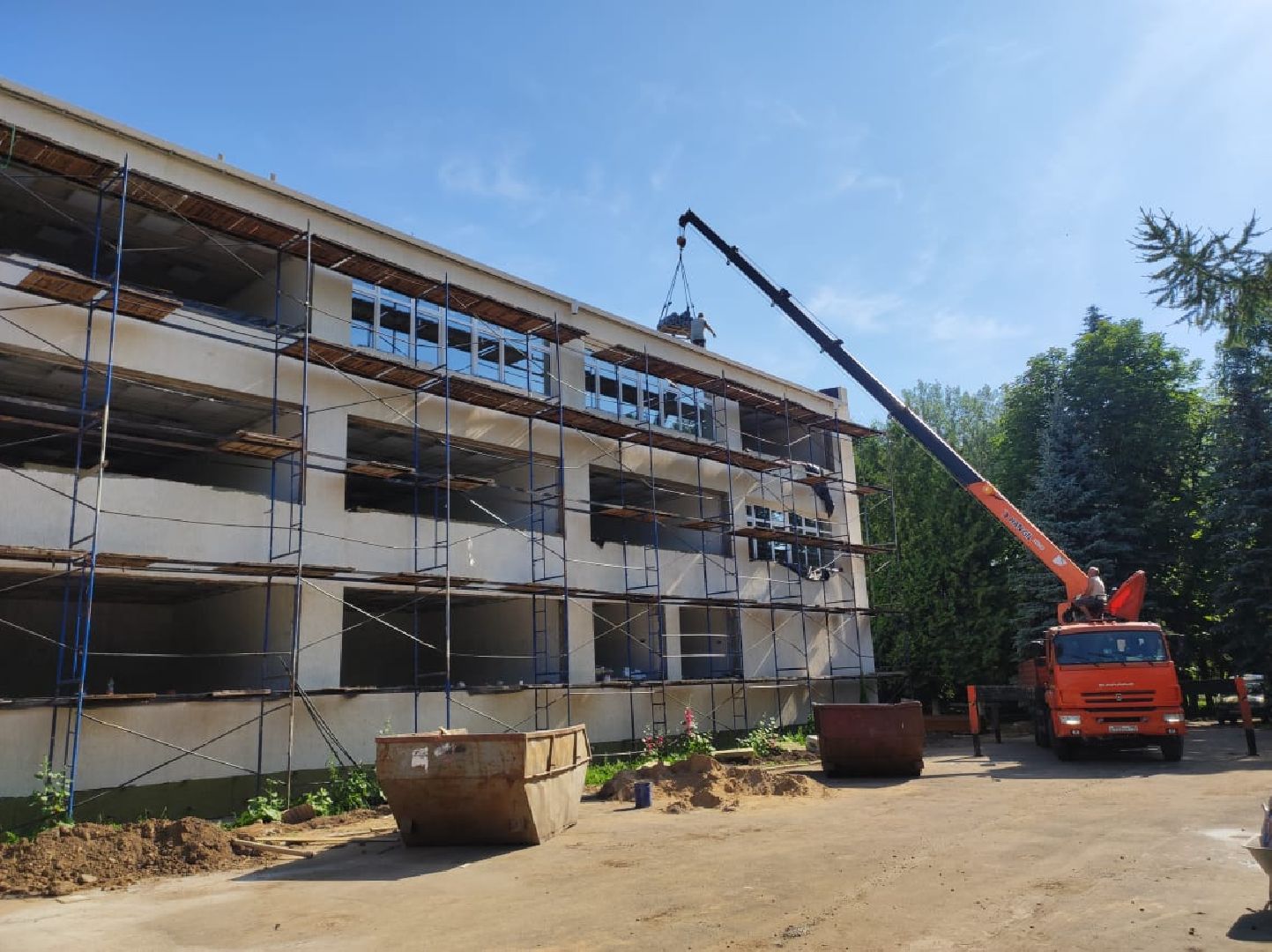 школа, Краснопутьская школа, Домодедово, Подмосковье, Капитальный ремонт,