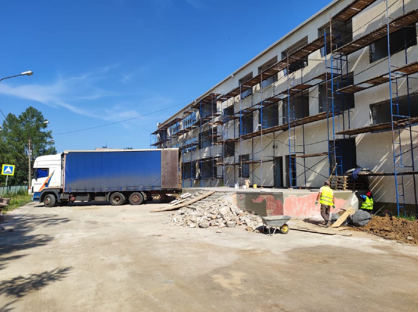 школа, Краснопутьская школа, Домодедово, Подмосковье, Капитальный ремонт,