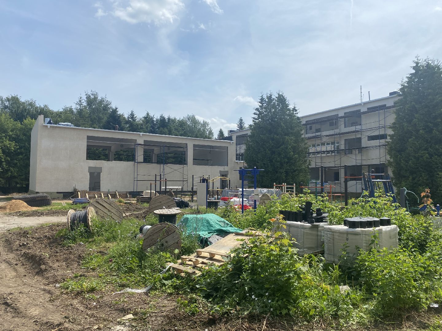 школа, Краснопутьская школа, Домодедово, Подмосковье, Капитальный ремонт,