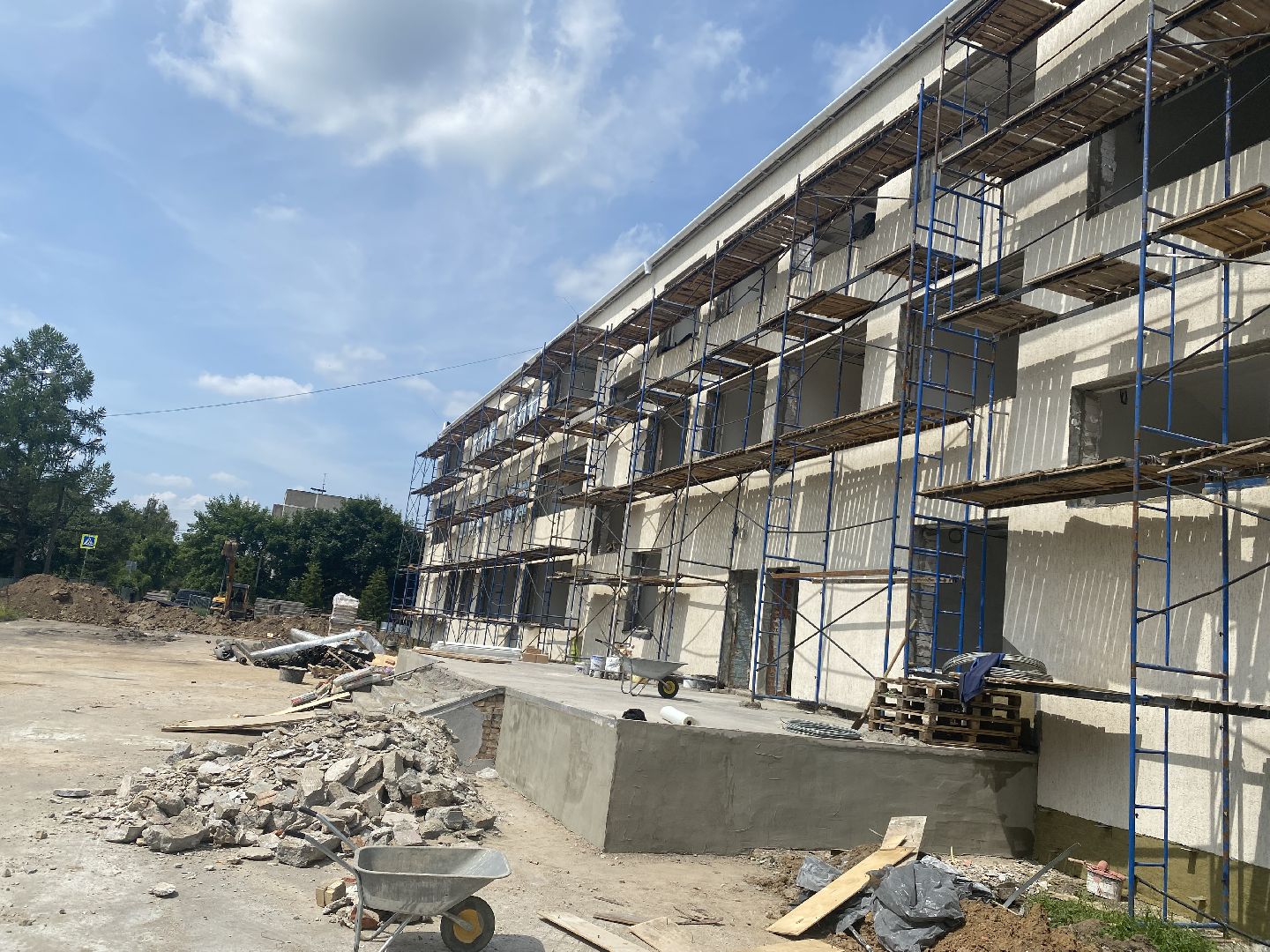 школа, Краснопутьская школа, Домодедово, Подмосковье, Капитальный ремонт,