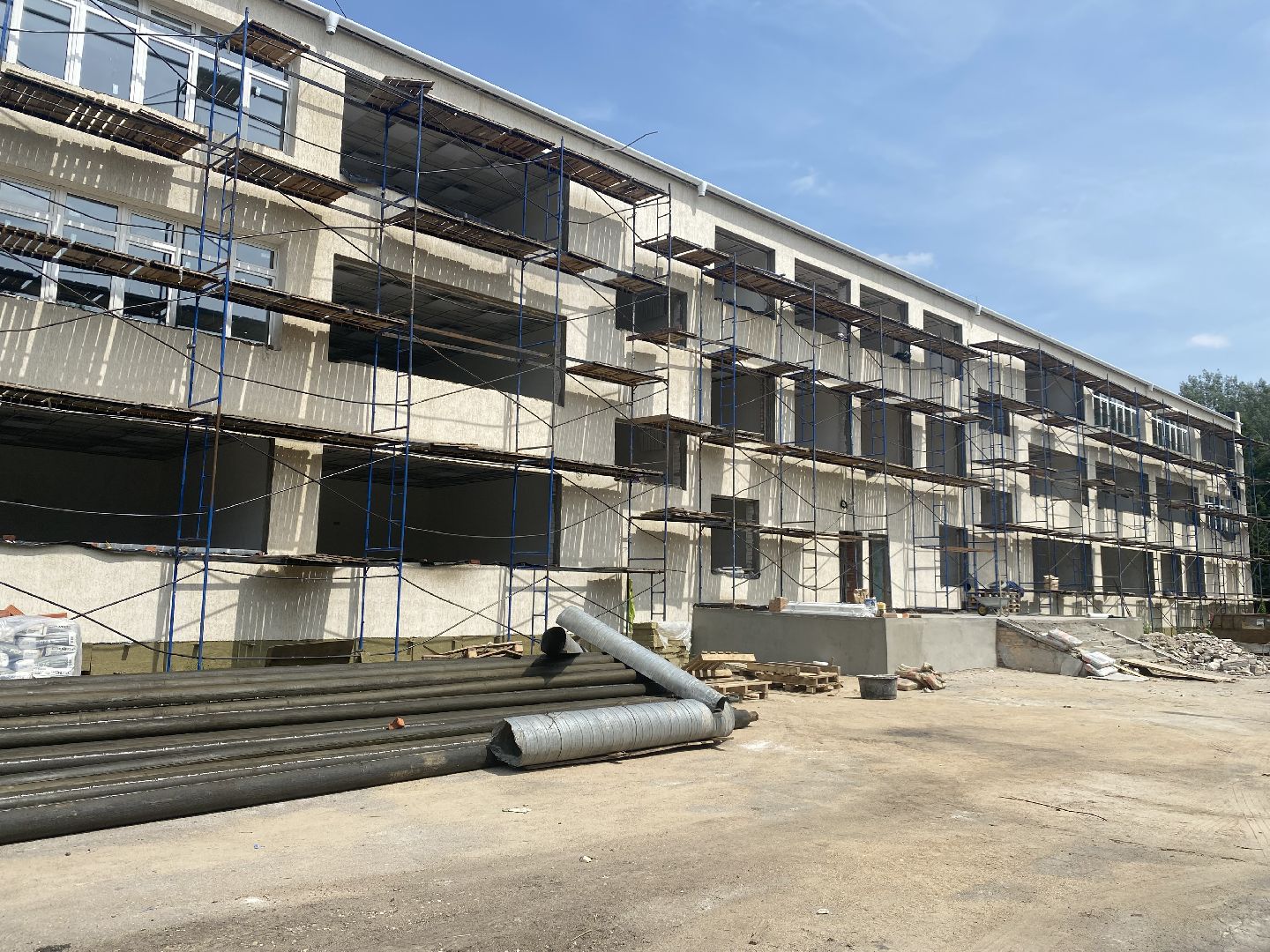 школа, Краснопутьская школа, Домодедово, Подмосковье, Капитальный ремонт,