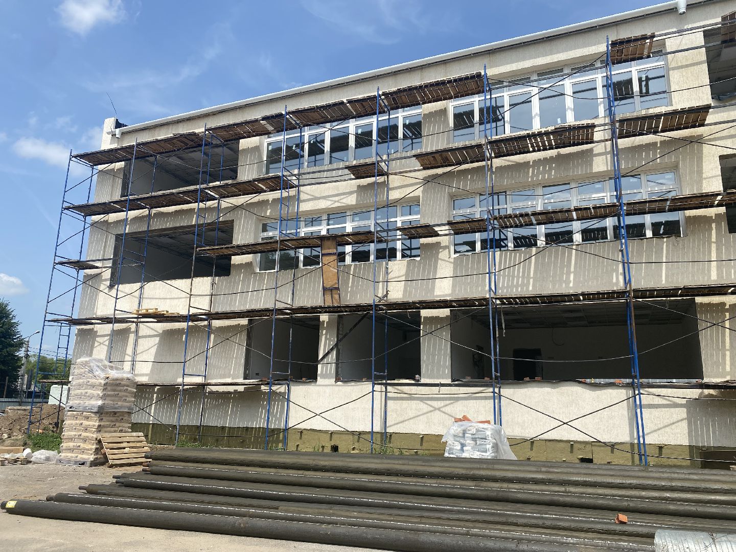 школа, Краснопутьская школа, Домодедово, Подмосковье, Капитальный ремонт,