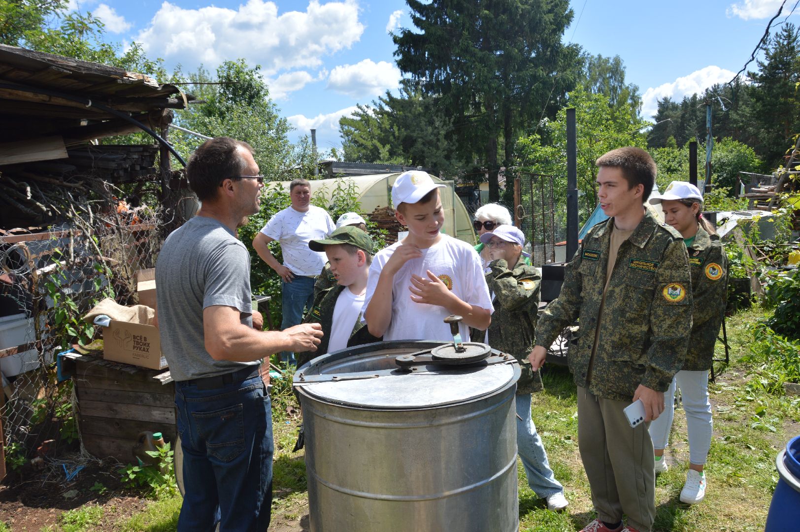шатура, филисово, экскурсия для школьников, пасека, школьное лесничество,