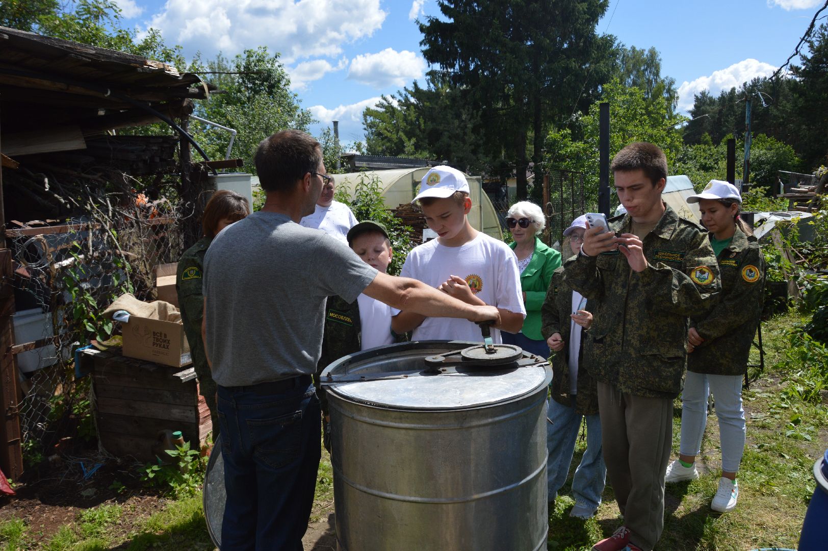 шатура, филисово, экскурсия для школьников, пасека, школьное лесничество,