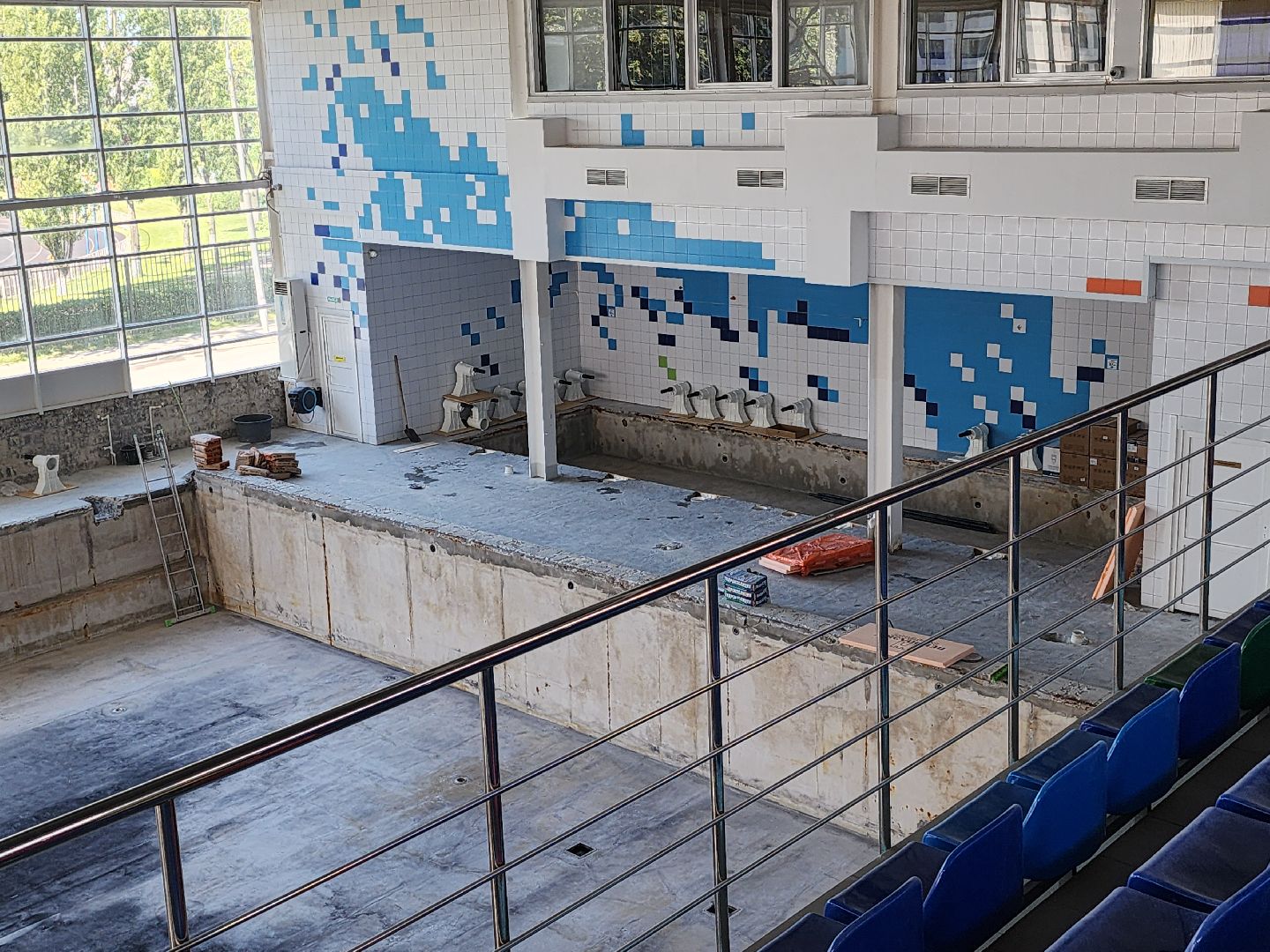 ремонт бассейна, мытищи,