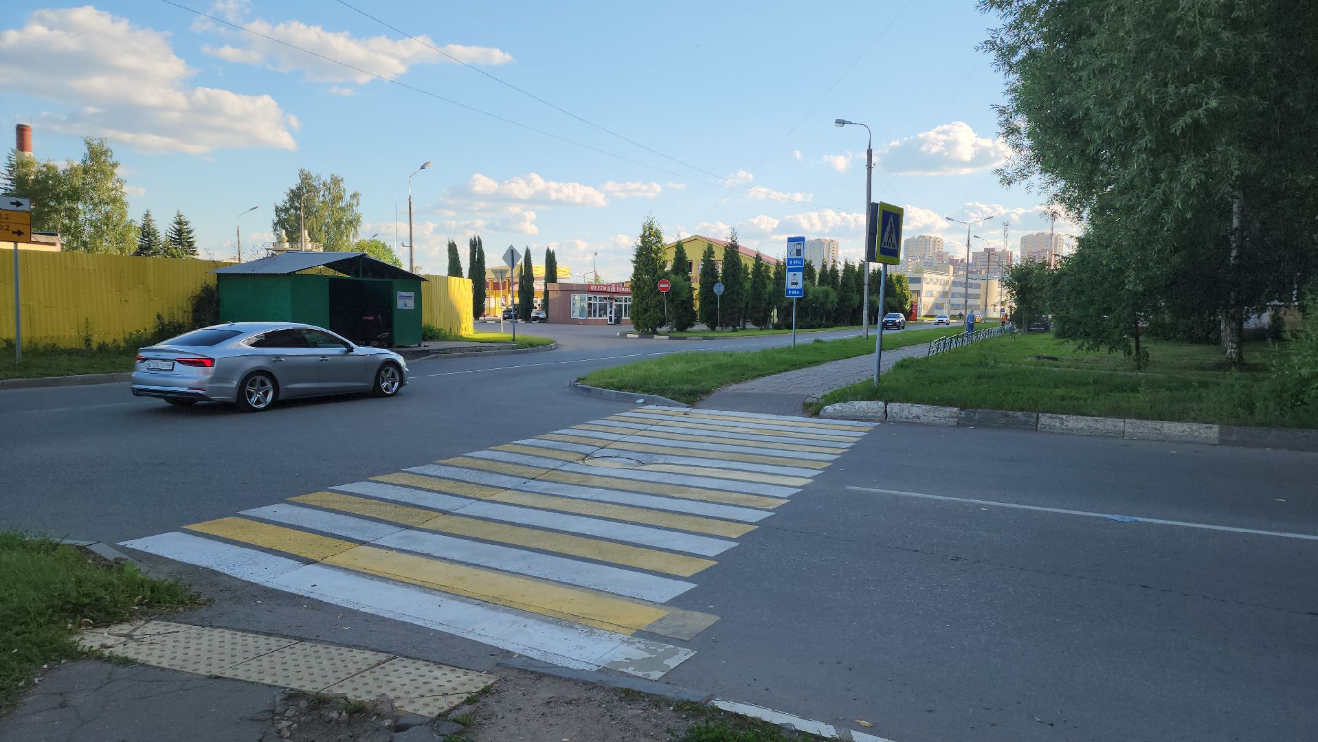 разметка дороги, Дороги, Лобня,