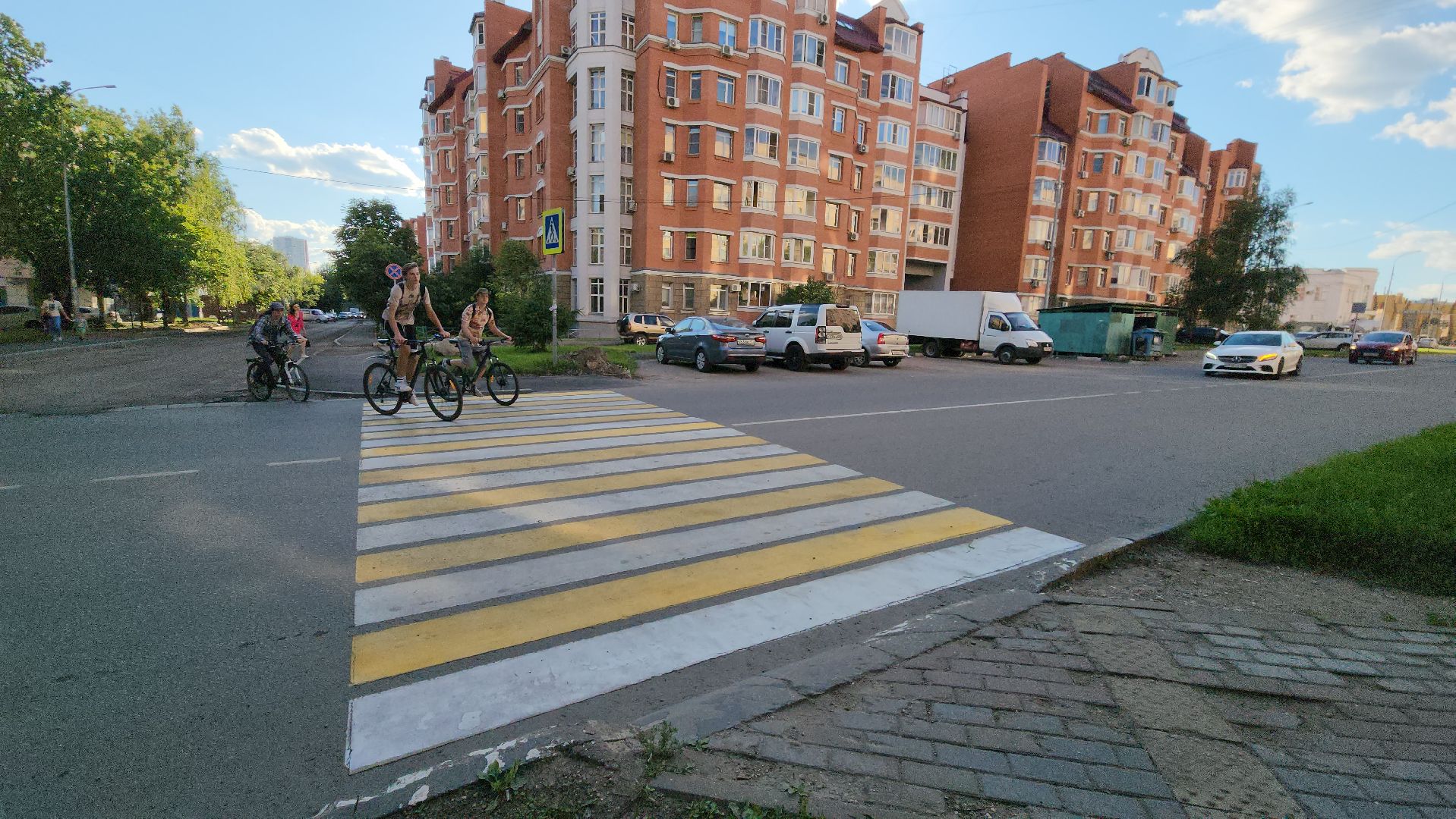 разметка дороги, Дороги, Лобня,