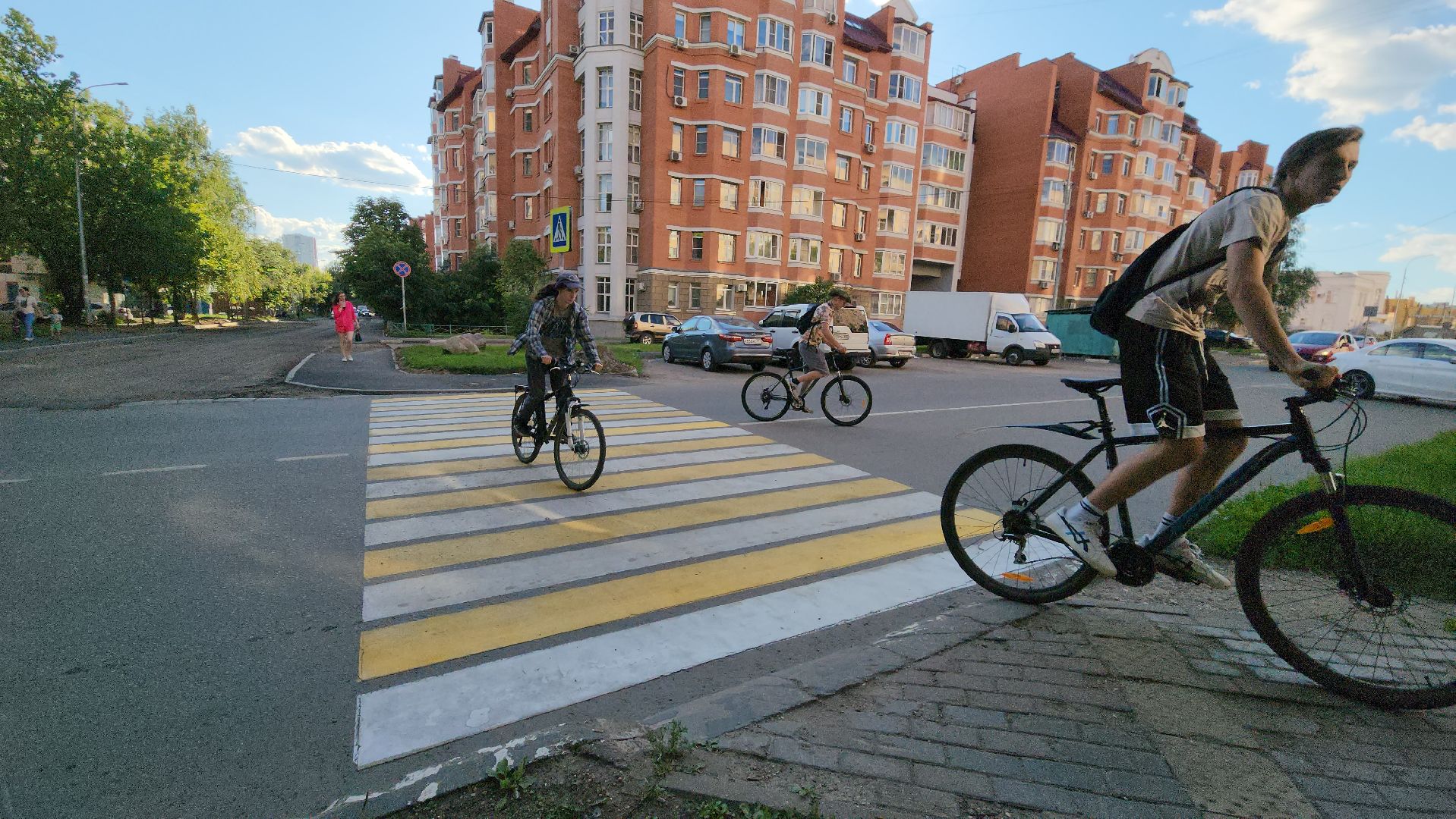 разметка дороги, Дороги, Лобня,