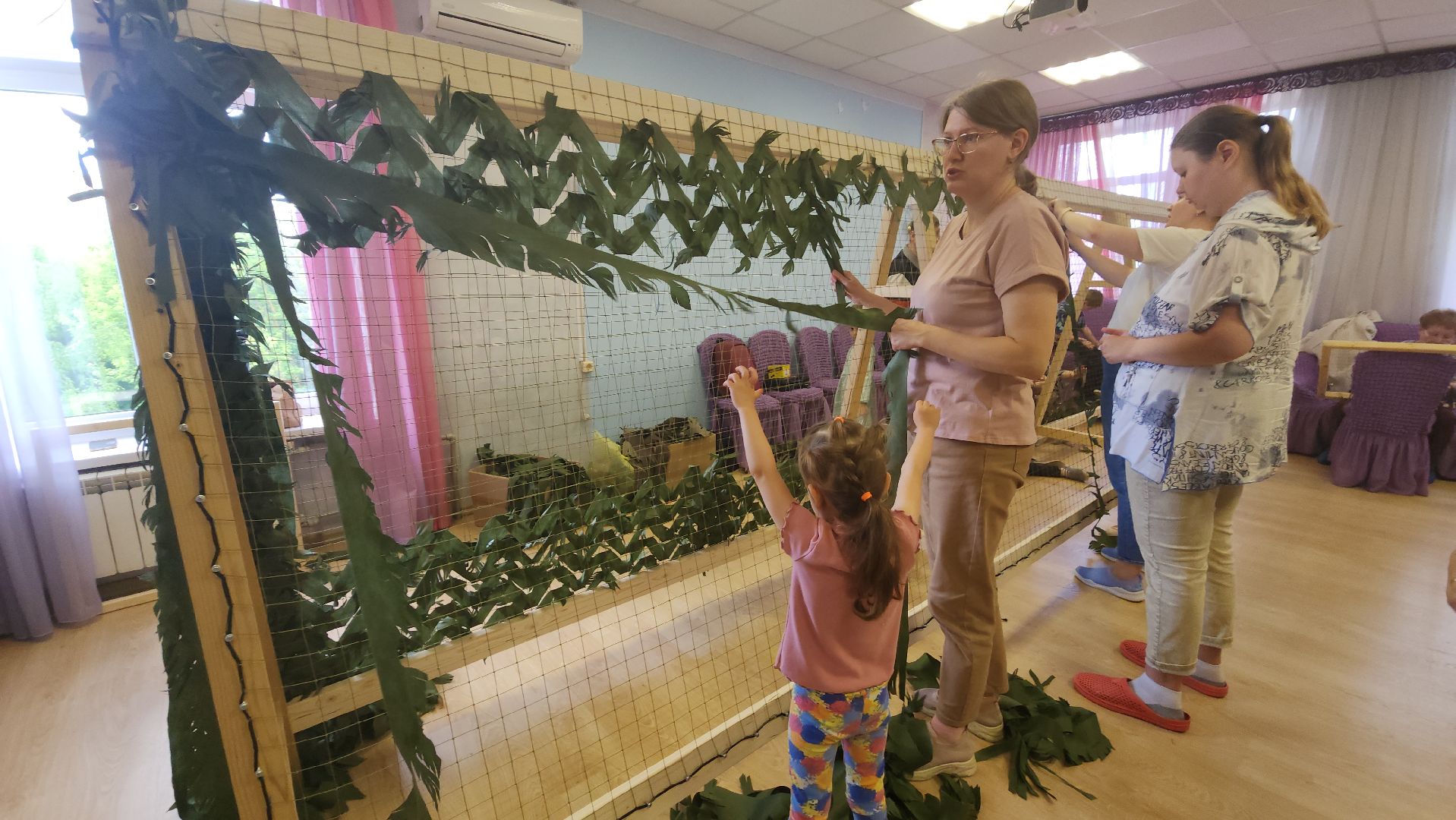 ивантеевка, маскировочные сети, сво, волонтерское движение, помощь сво, дети с овз, инвалиды, социальная адаптация,