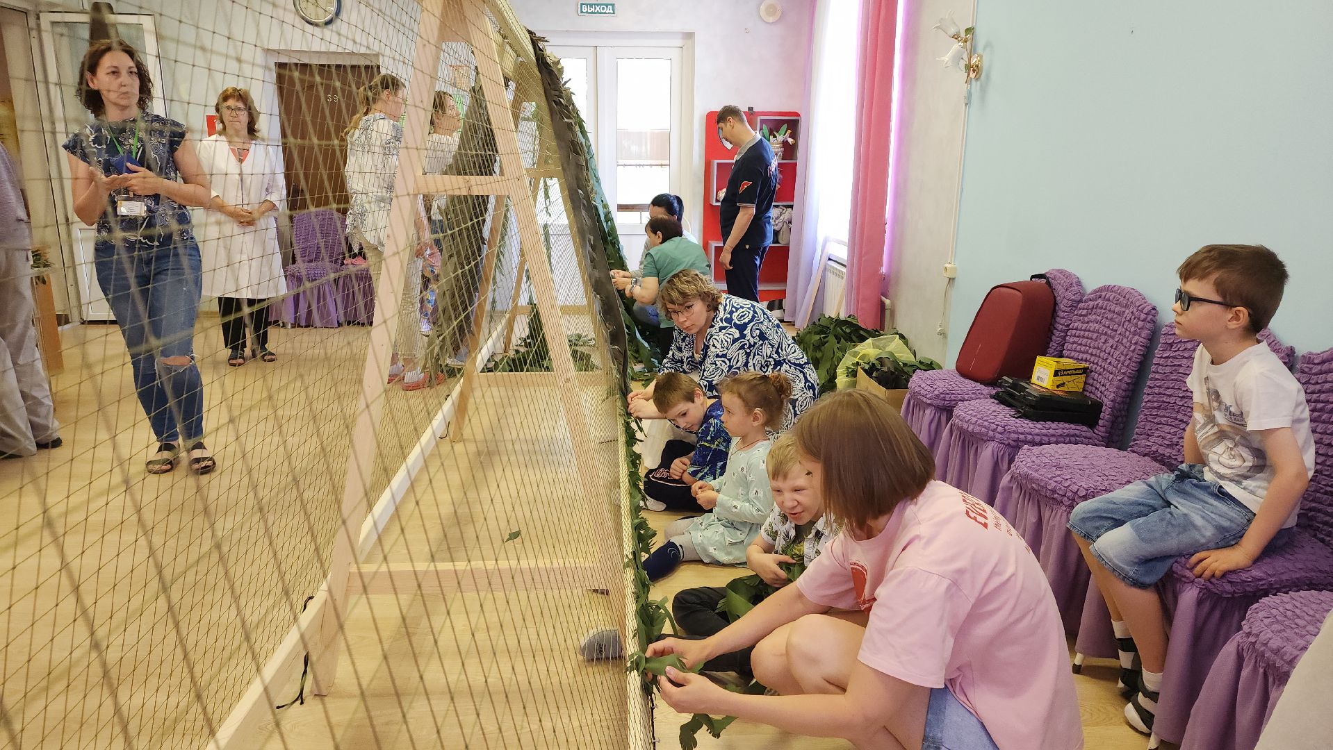 ивантеевка, маскировочные сети, сво, волонтерское движение, помощь сво, дети с овз, инвалиды, социальная адаптация,