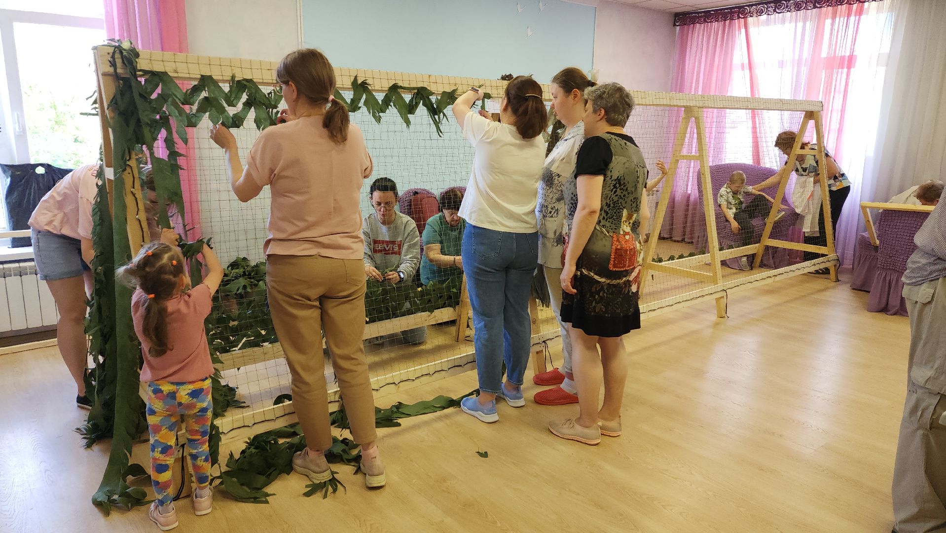 ивантеевка, маскировочные сети, сво, волонтерское движение, помощь сво, дети с овз, инвалиды, социальная адаптация,