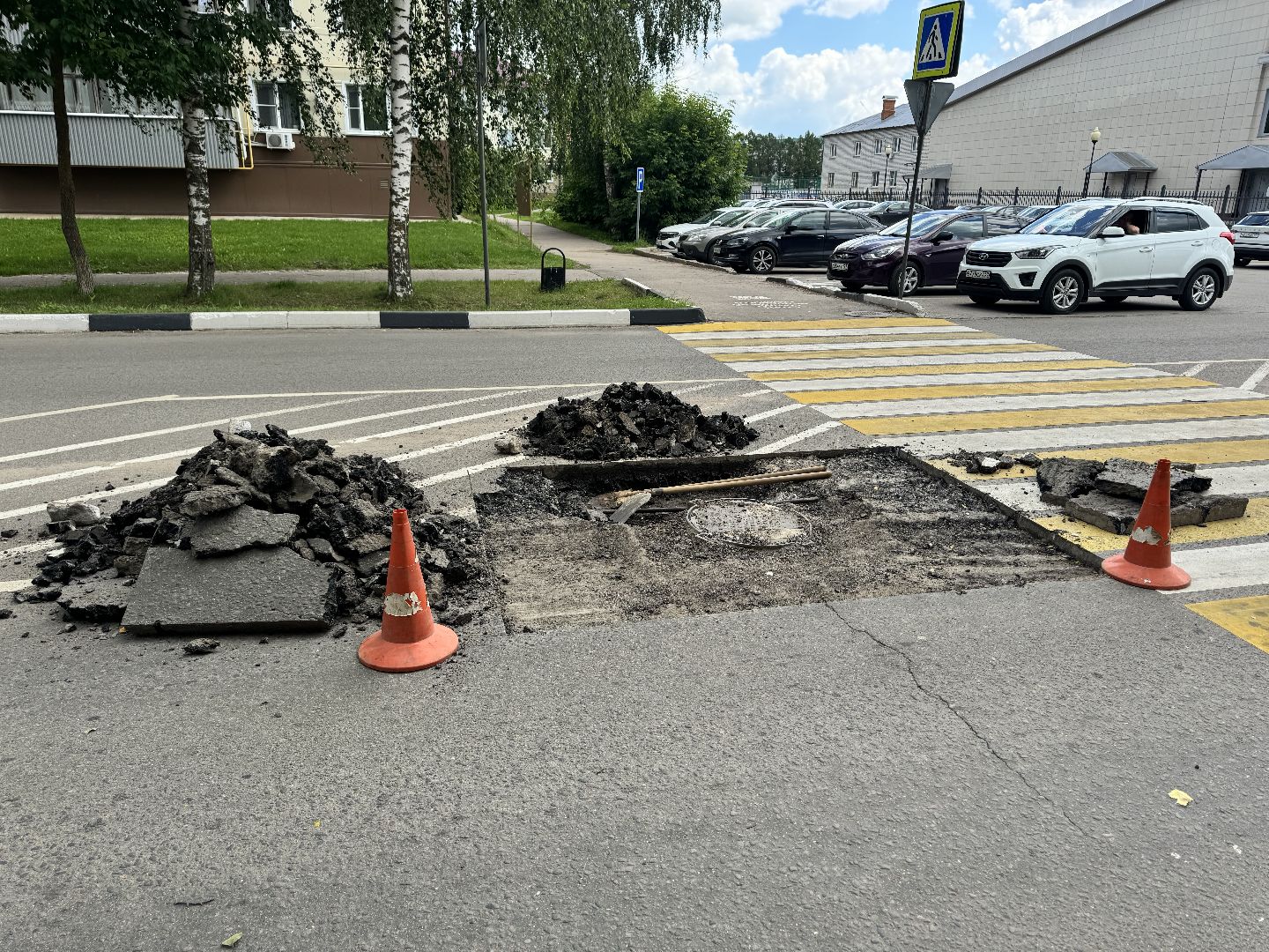 шаховская, замена люков, дорожные работы, транспорт,