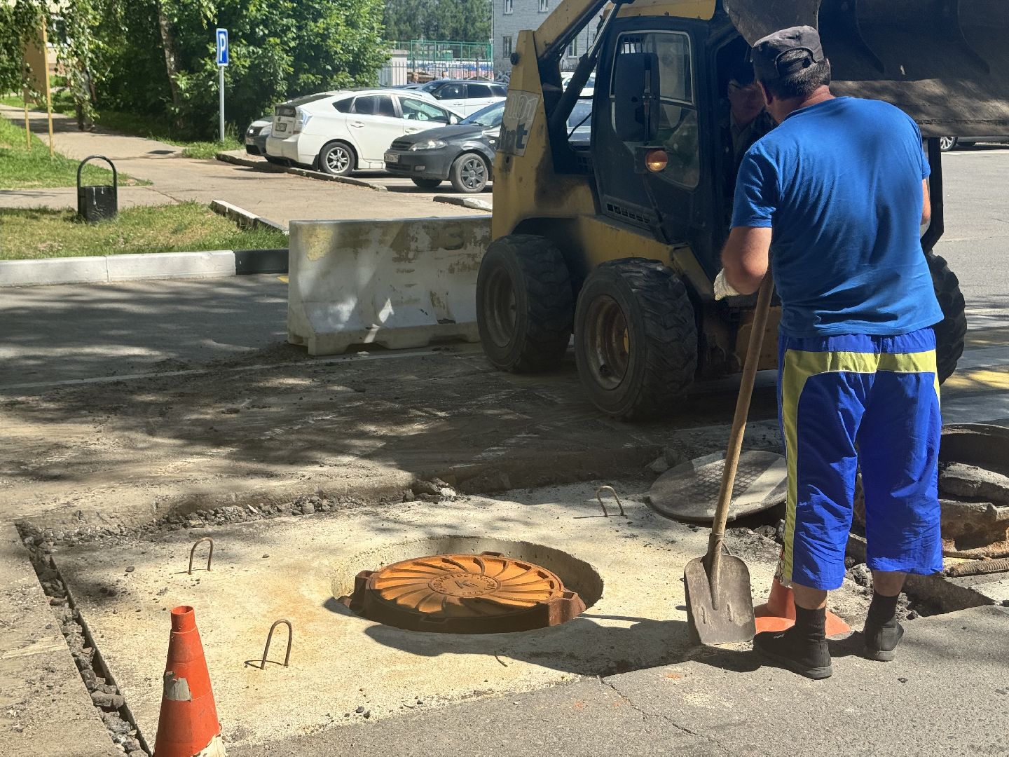 шаховская, замена люков, дорожные работы, транспорт,