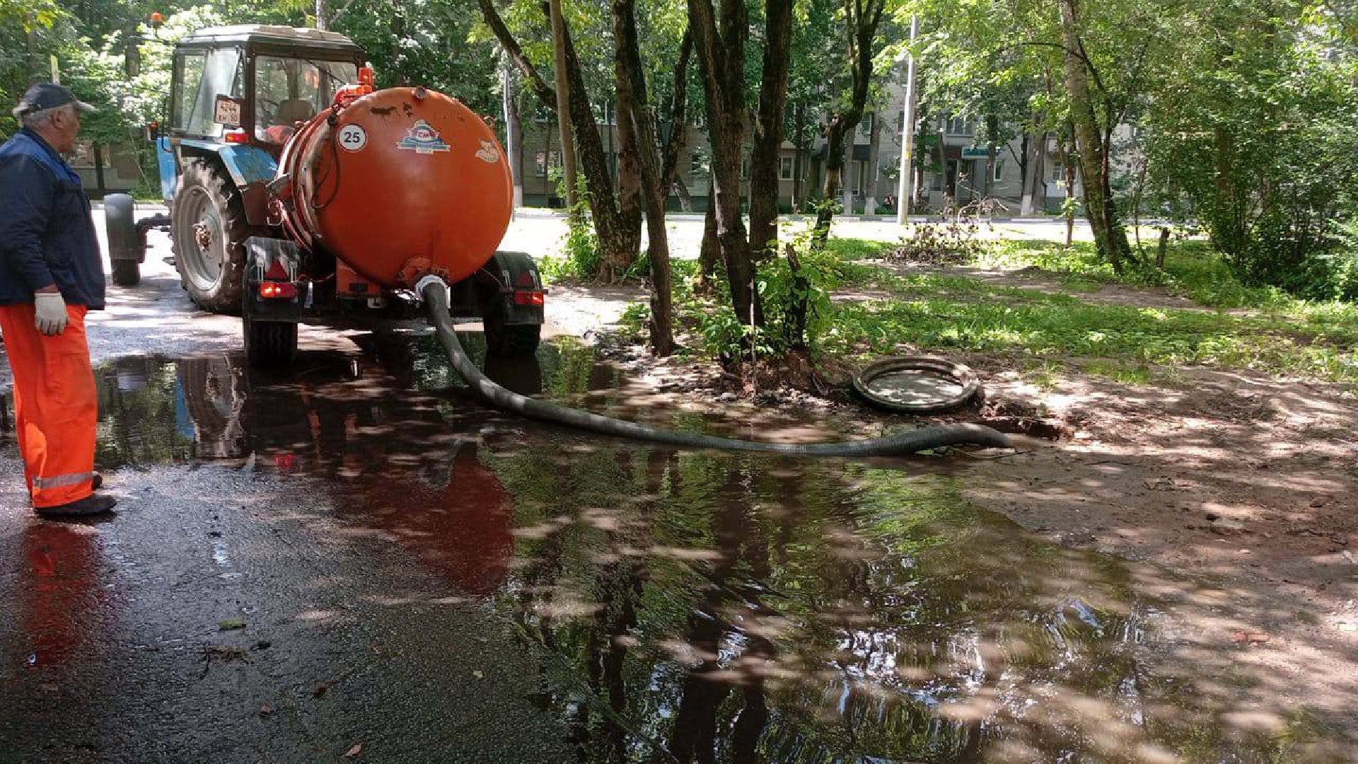 пушкино, благоустройство, подтопления, последствия непогоды,