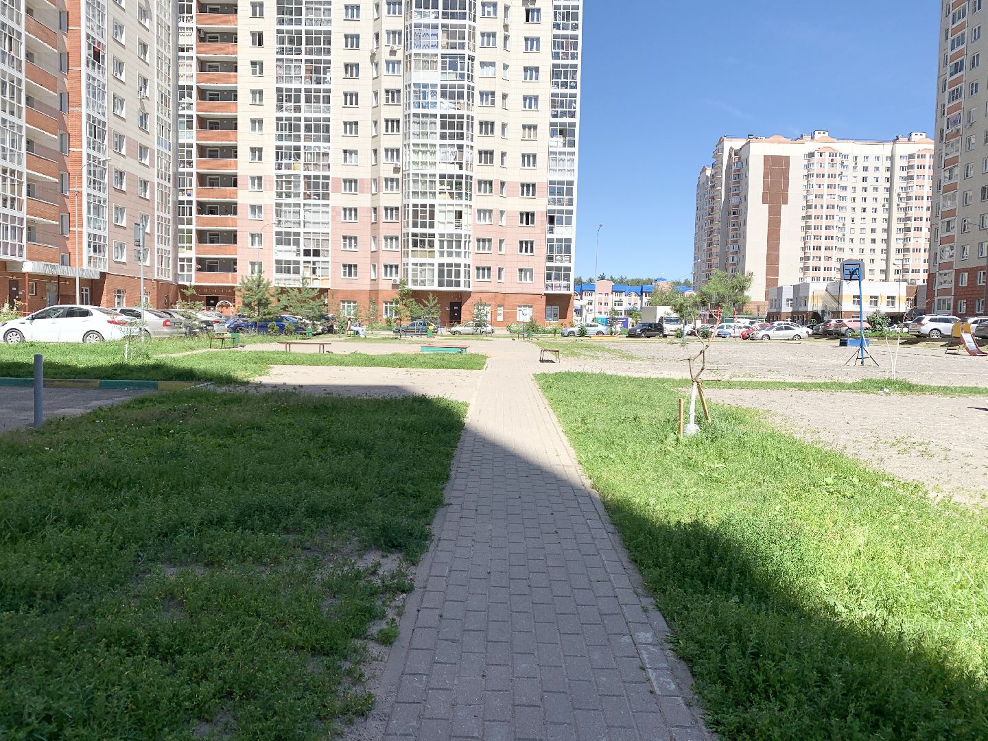 Балашиха, Подмосковье, благоустройство дворовой территории,