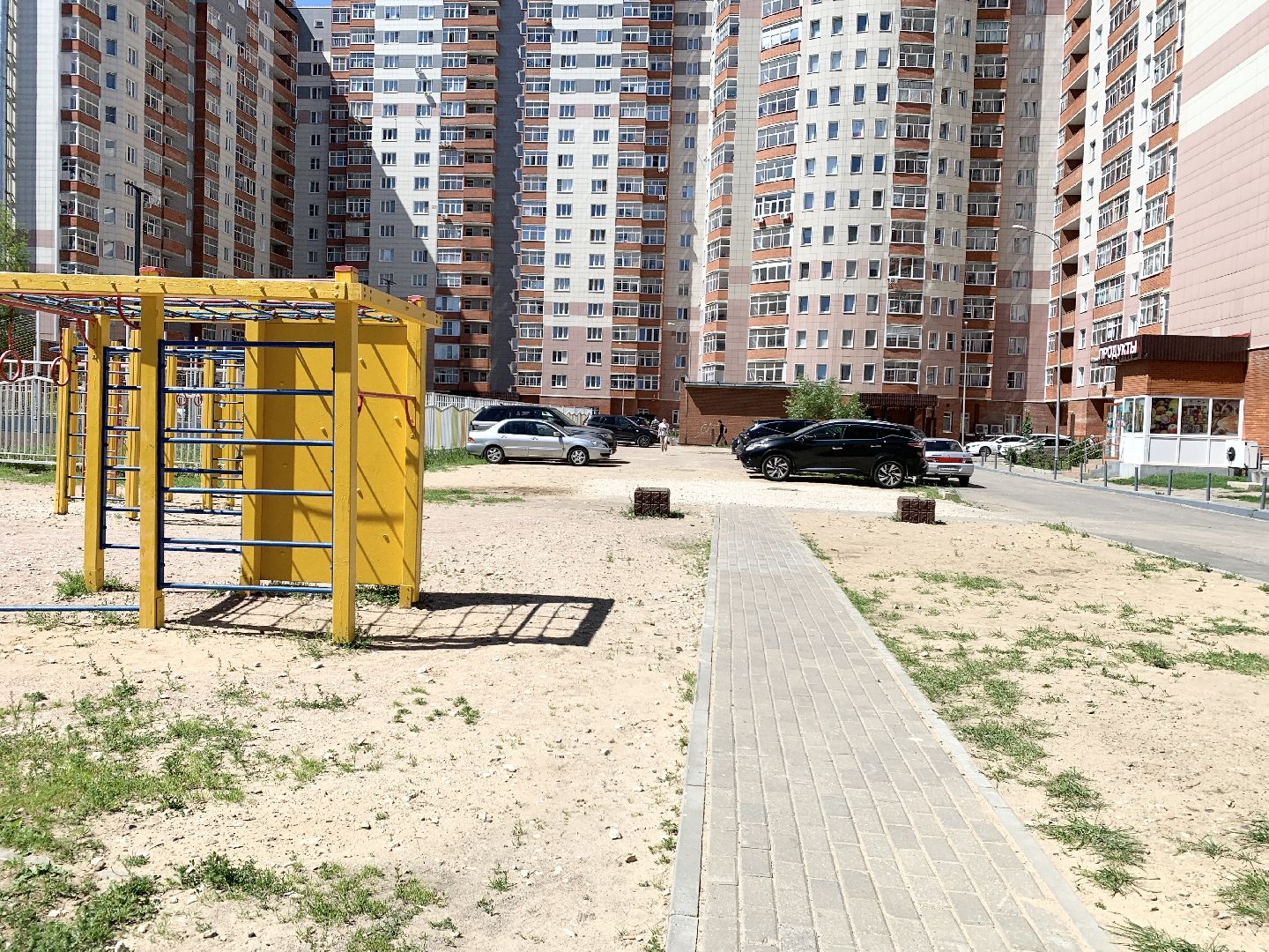 Балашиха, Подмосковье, благоустройство дворовой территории,